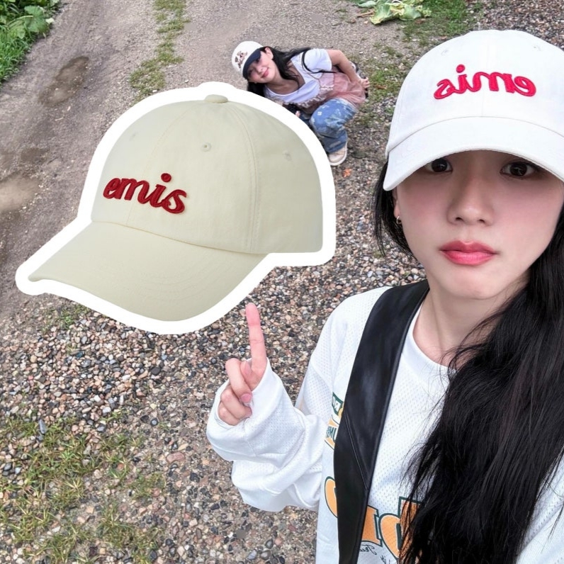 コンユうAPPLIQUE BALL CAP-CREAM EMIS キャップ コンユうAPPLIQUE BALL CAP-CREAM EMIS キャップ APPLIQUE BALL