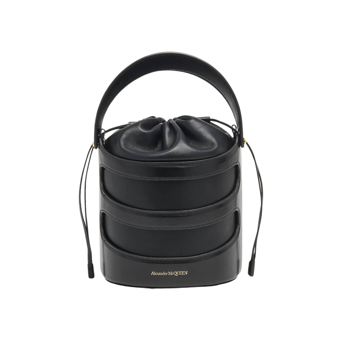 Alexander McQueen The Rise Bucket Black 상세 이미지 1