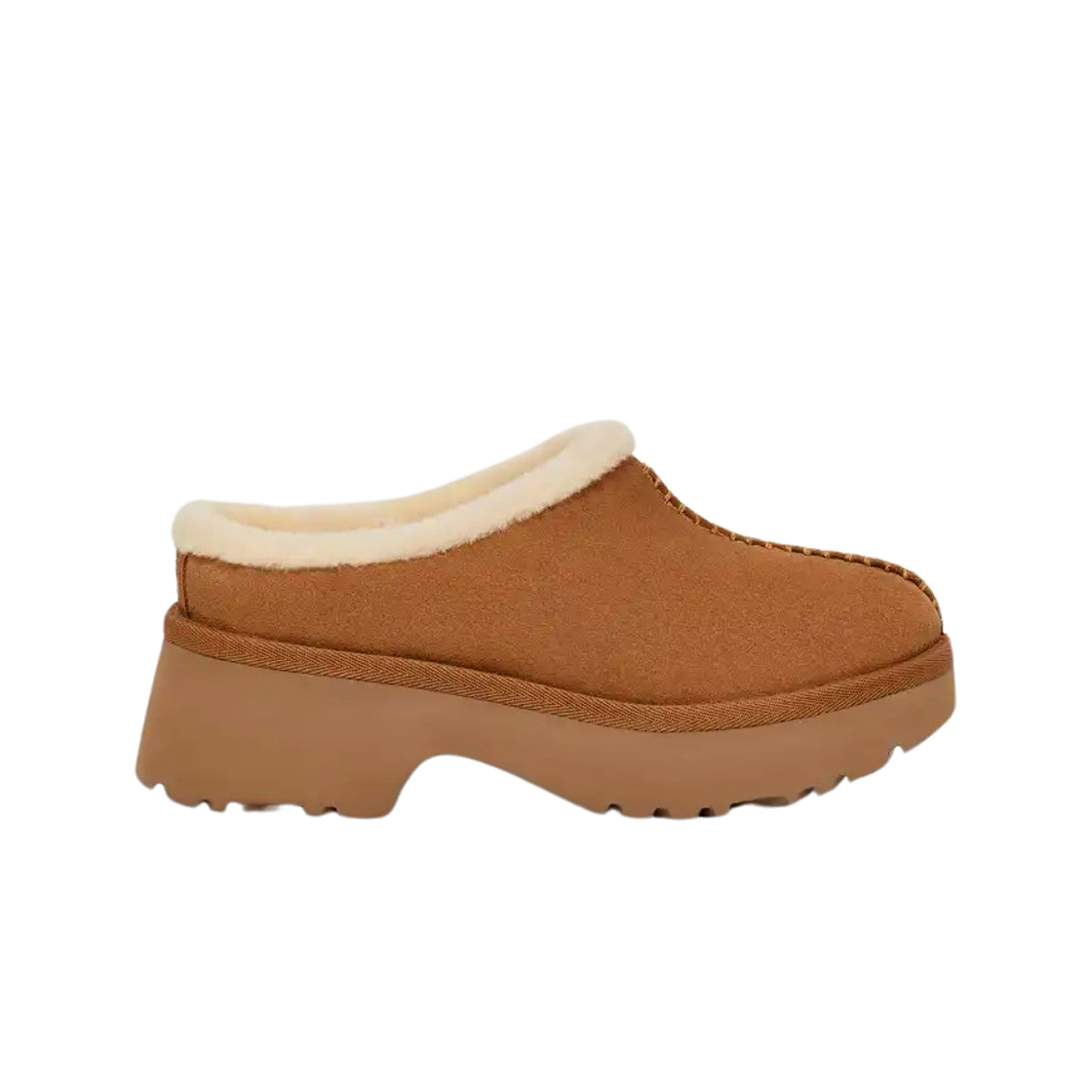 (W) UGG New Heights Cozy Clog Chestnut