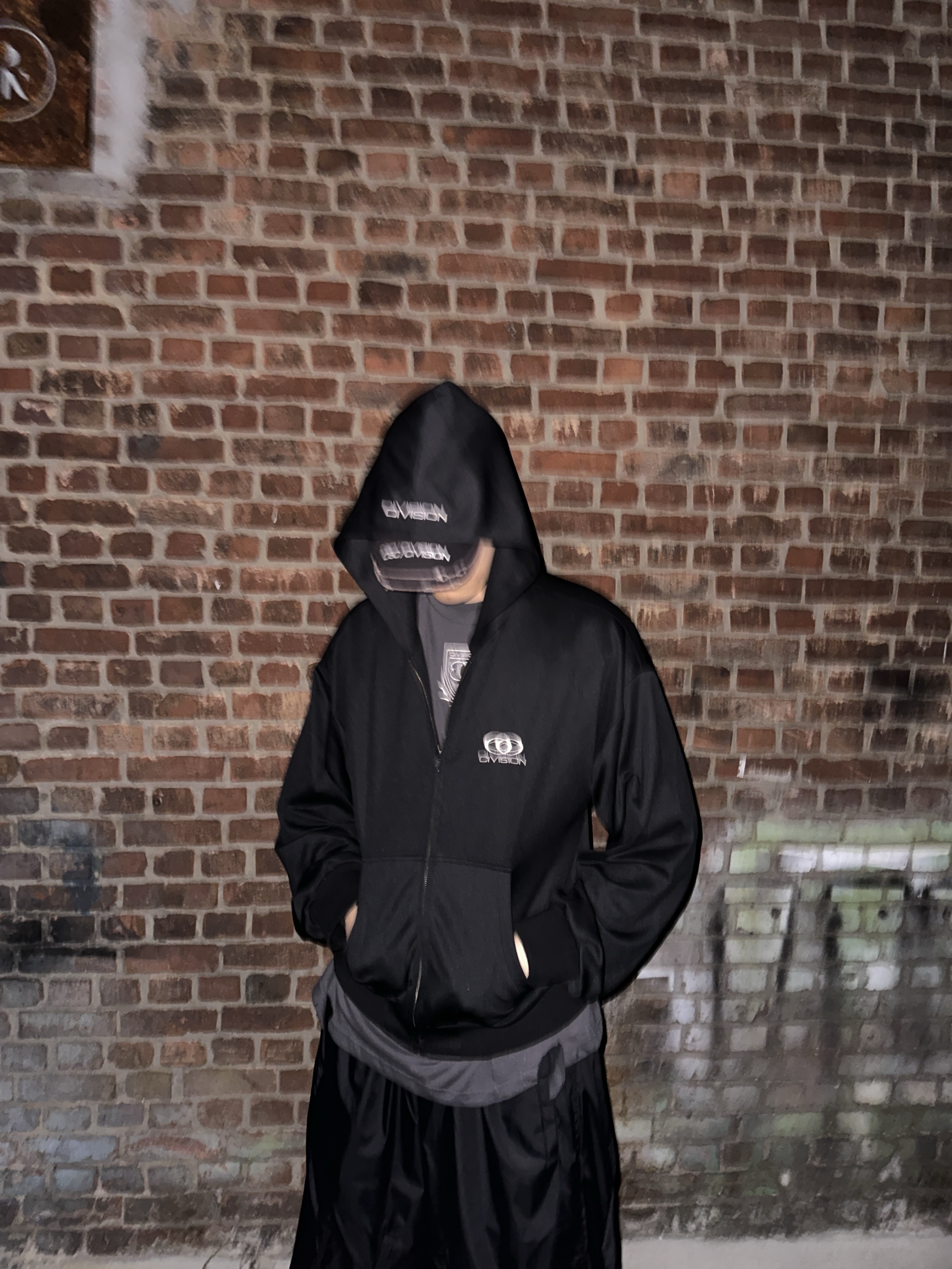 Civision by CSC Double Brim Cap Washed Black, Civision by CSC Zipper Shorts 착용 스타일 - 2