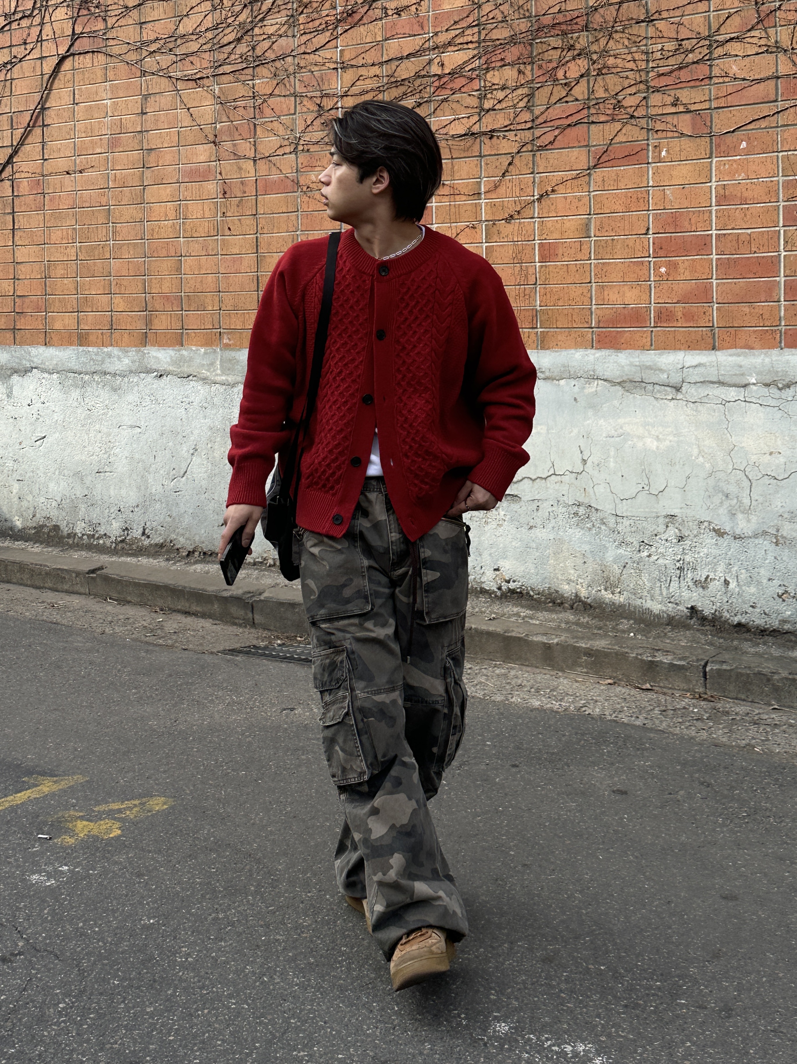 Nike Air Force 1 '07 WB Flax 착용 스타일 - 2