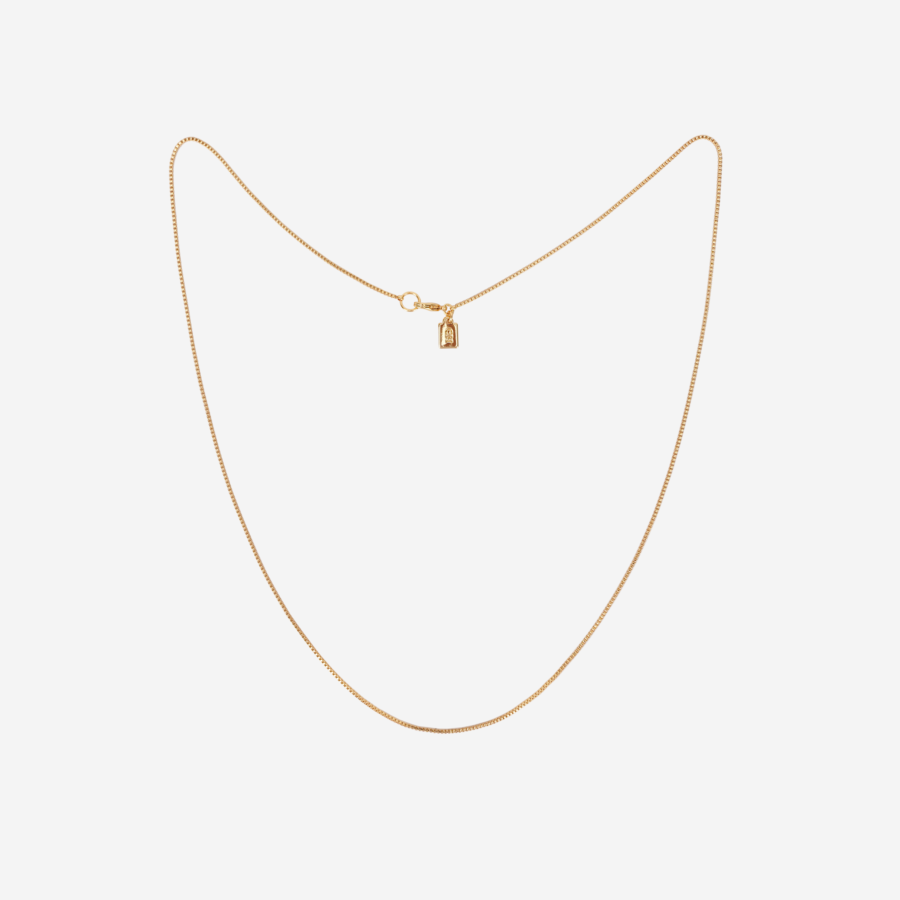 Crystal Haze Box Chain Gold