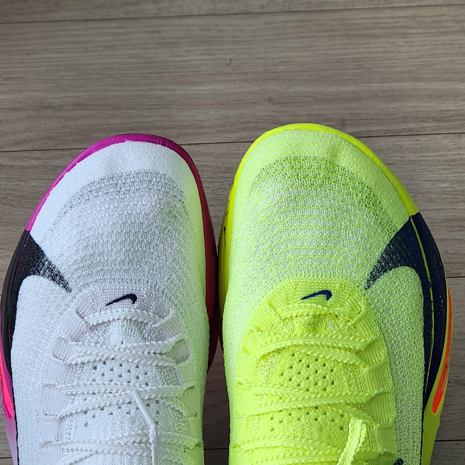 Nike Air Zoom Alphafly Next% 3 Volt, Nike Air Zoom Alphafly Next% 3 Hyper Pink 착용 스타일