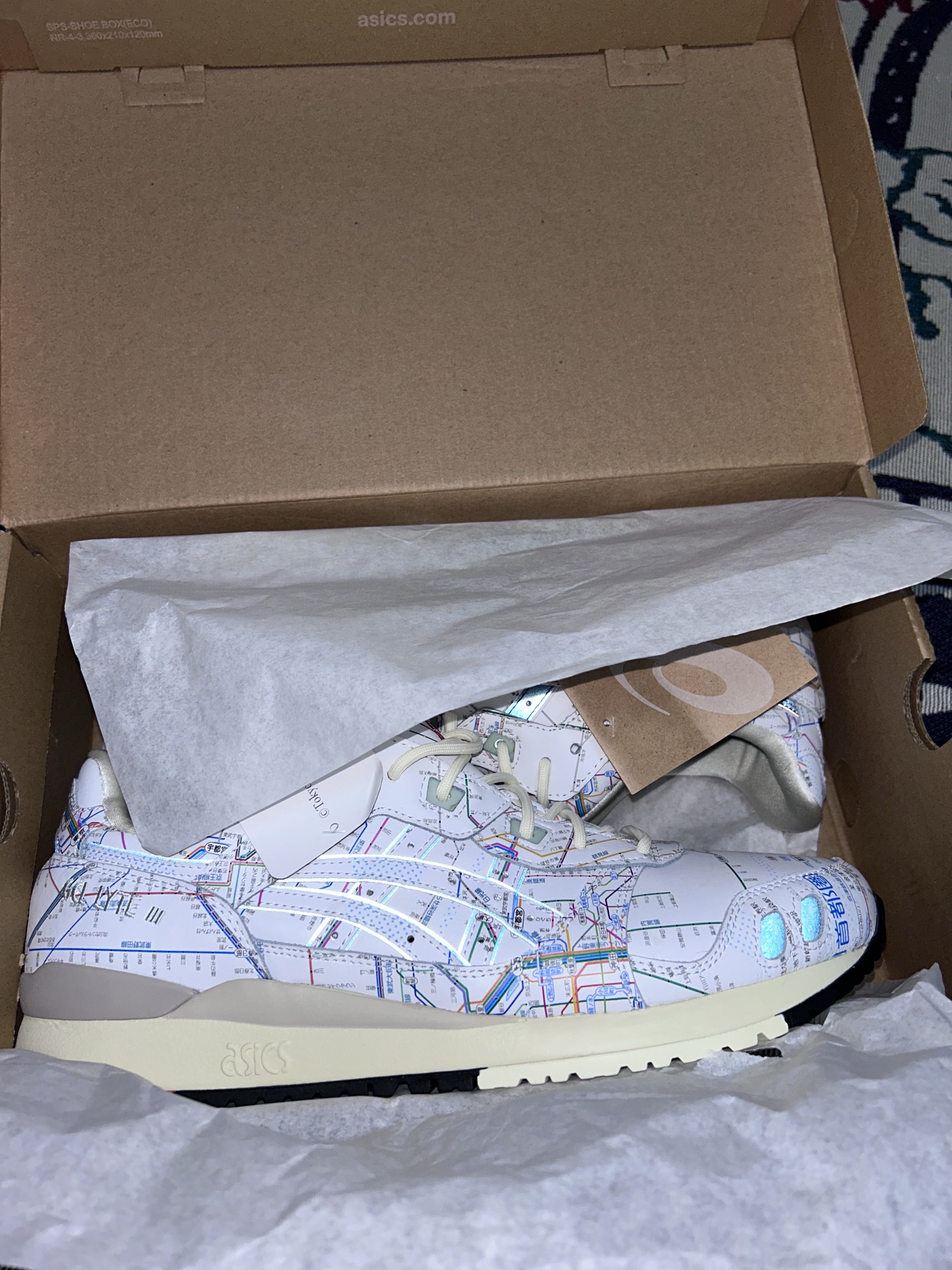 Asics x Atmos Gel-Lyte III OG Subway Pack Tokyo 착용 스타일 - 7