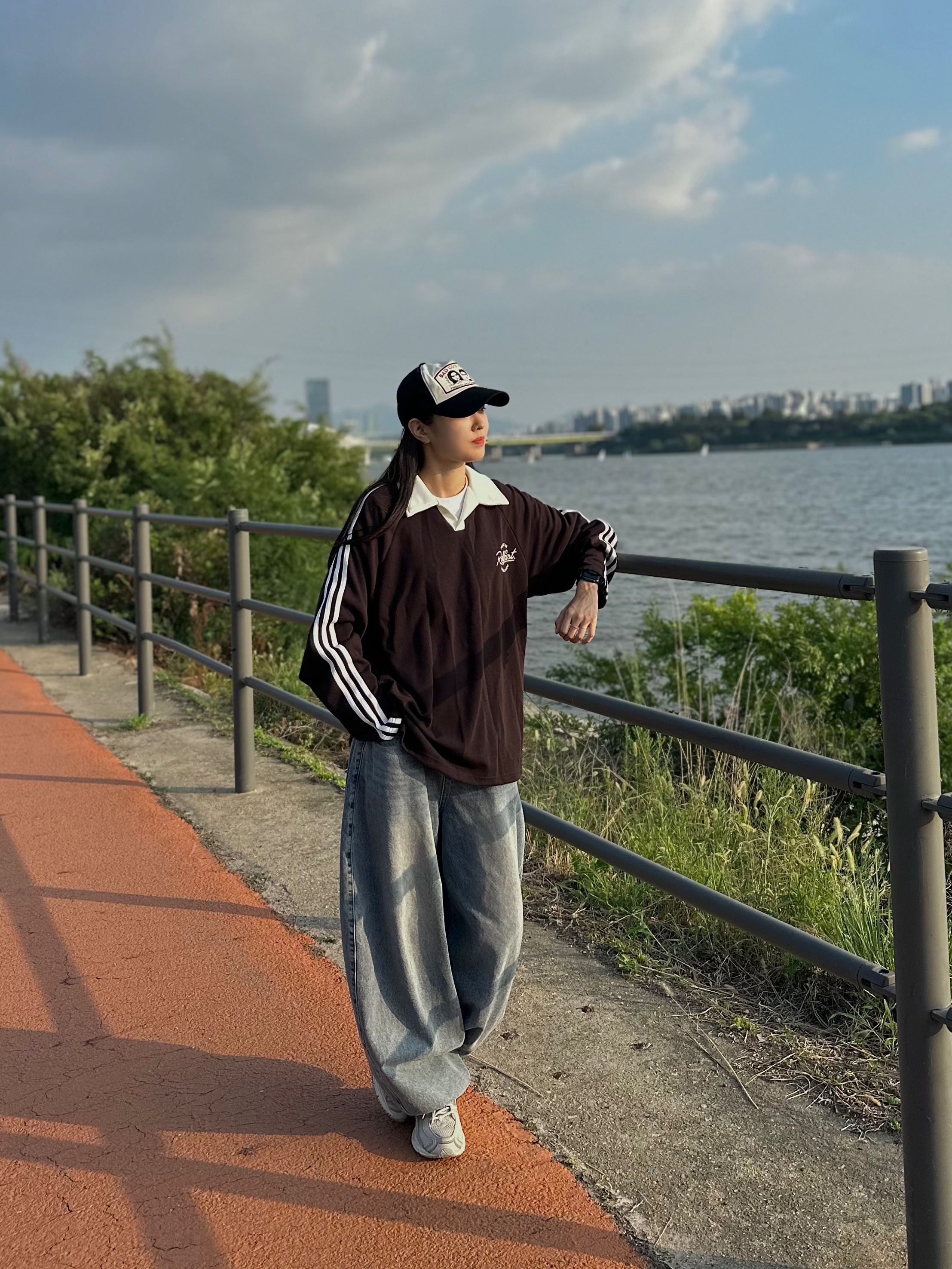 Reebok Premier Trinity KFS Bone 착용 스타일 - 2