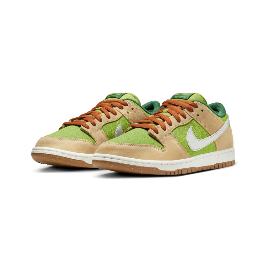 Nike SB Dunk Low Pro Sesame and Pear 착용 스타일 - 2
