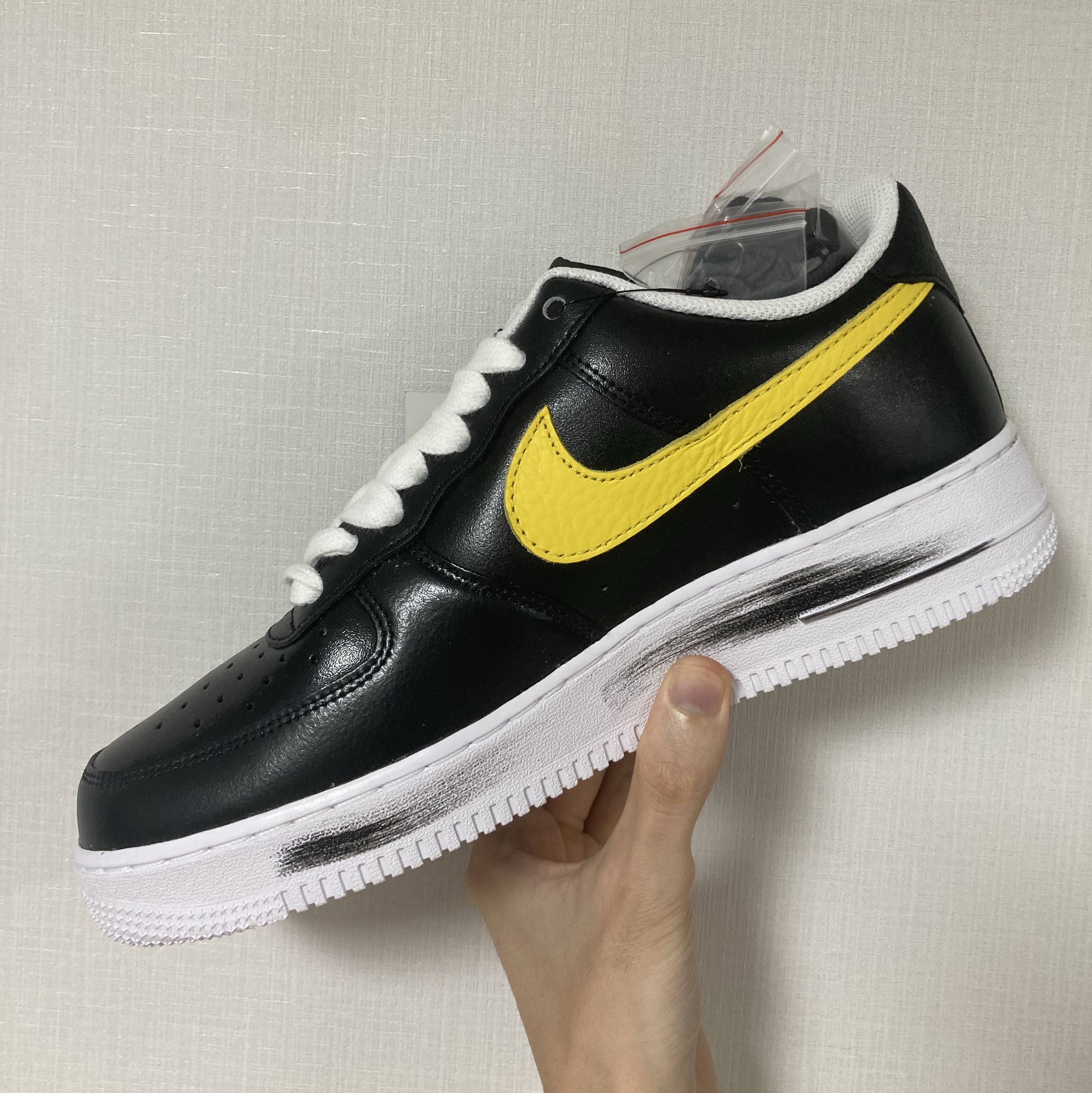 Nike x Peaceminusone Air Force 1 Low Para-Noise 3.0 Black and Multicolor 착용 스타일 - 5