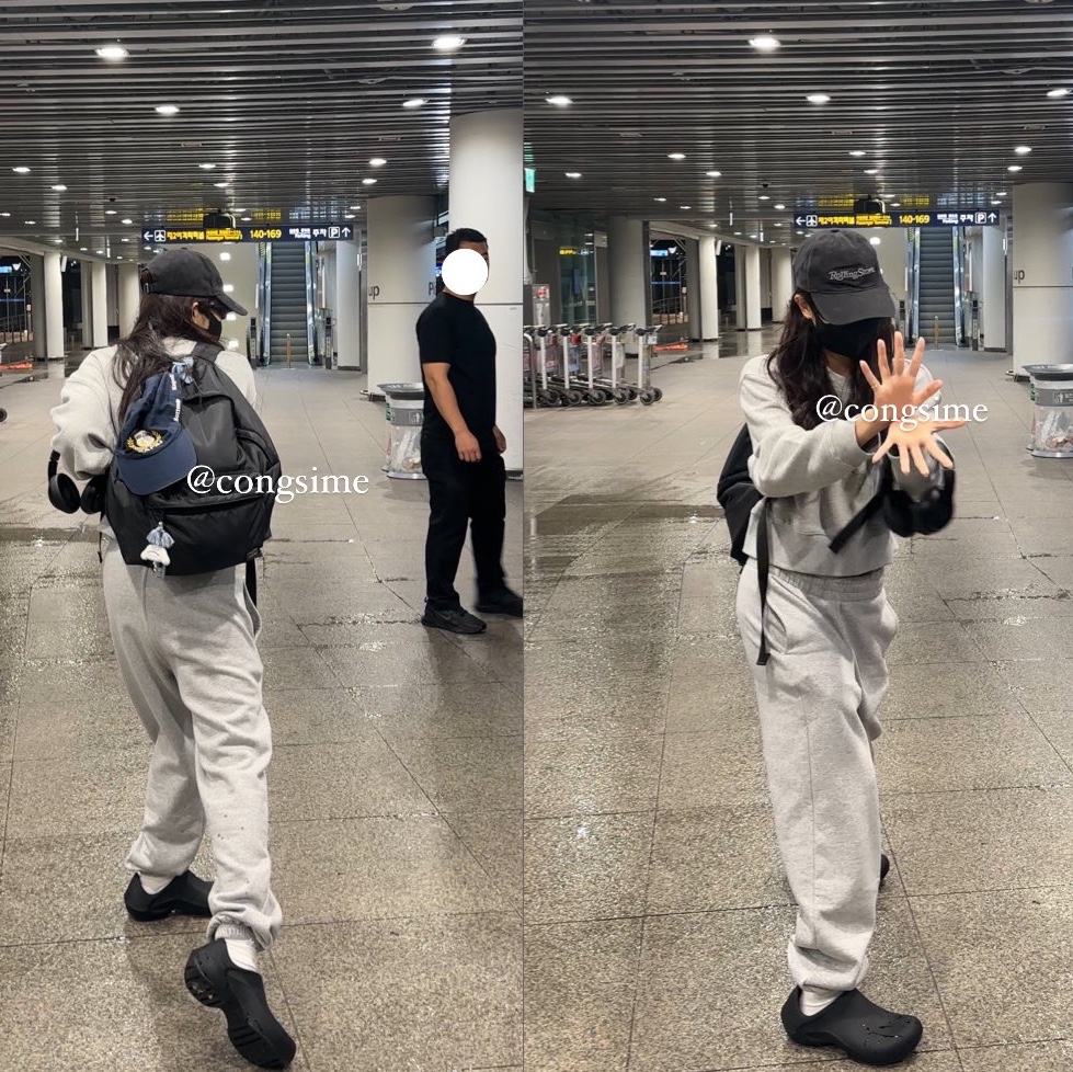 Porter x Comme des Garcons Backpack L Black 착용 스타일 - 1