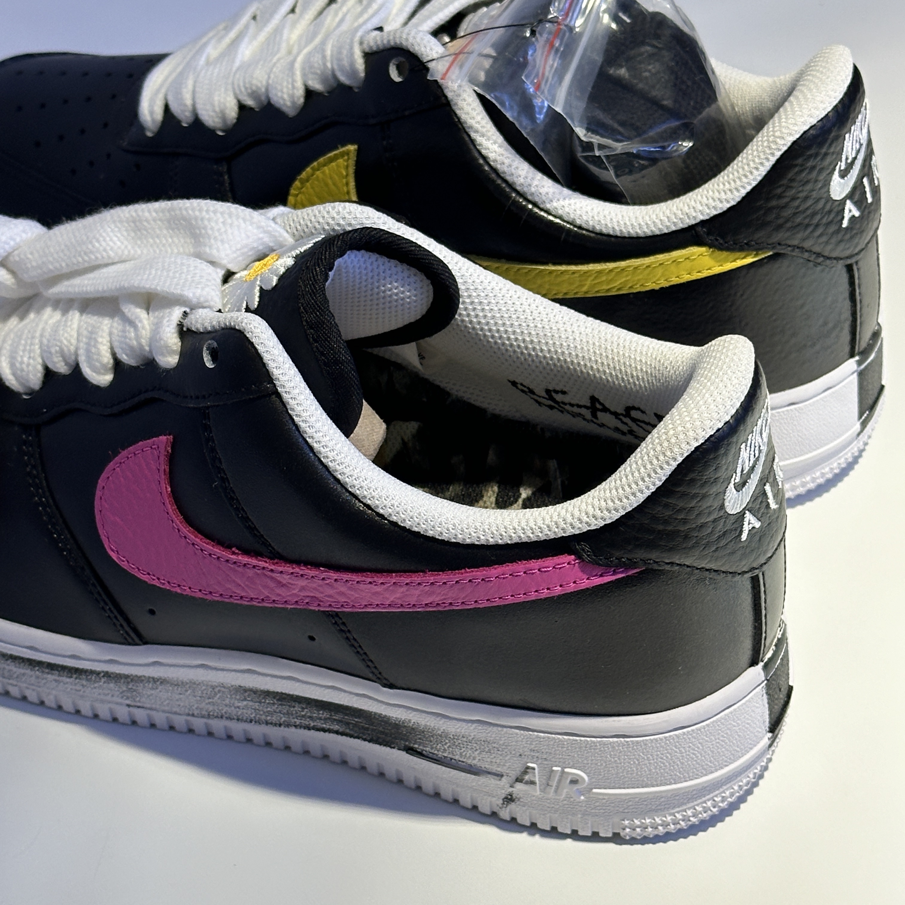Nike x Peaceminusone Air Force 1 Low Para-Noise 3.0 Black and Multicolor 착용 스타일 - 1