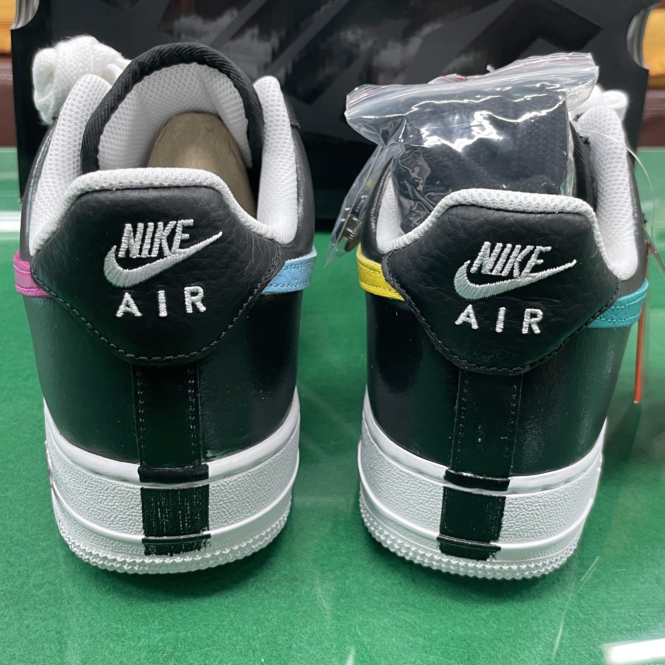Nike x Peaceminusone Air Force 1 Low Para-Noise 3.0 Black and Multicolor 착용 스타일 - 3