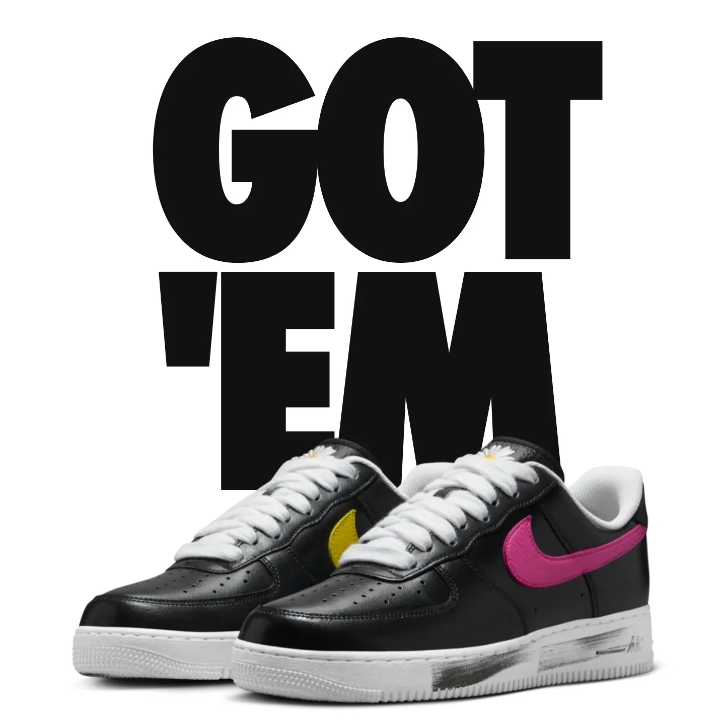 Nike x Peaceminusone Air Force 1 Low Para-Noise 3.0 Black and Multicolor 착용 스타일 - 5