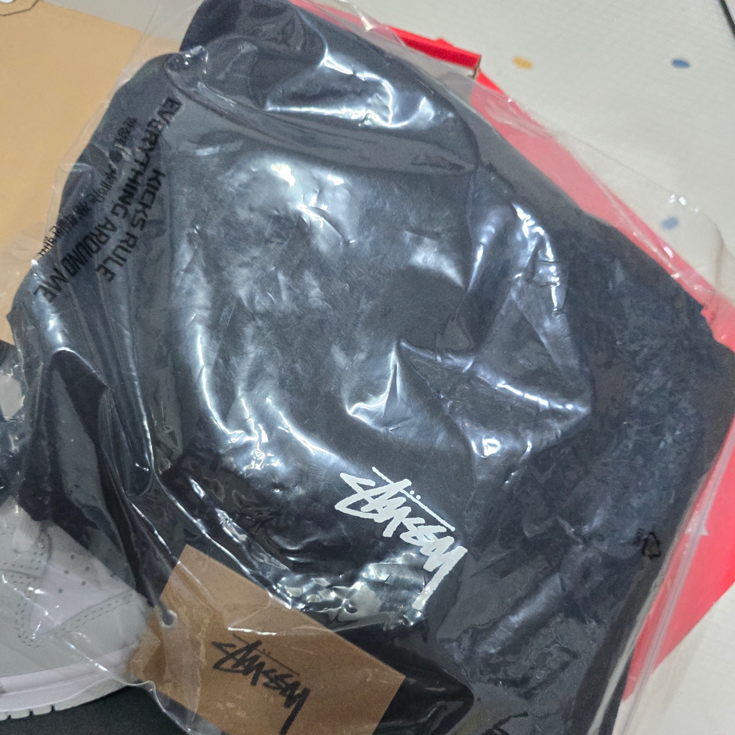 Stussy Stock Water Shorts Black 착용 스타일