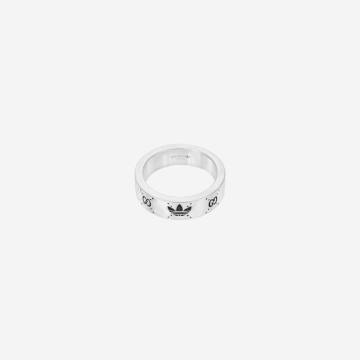 Gucci x Adidas Interlocking G Ring Silver