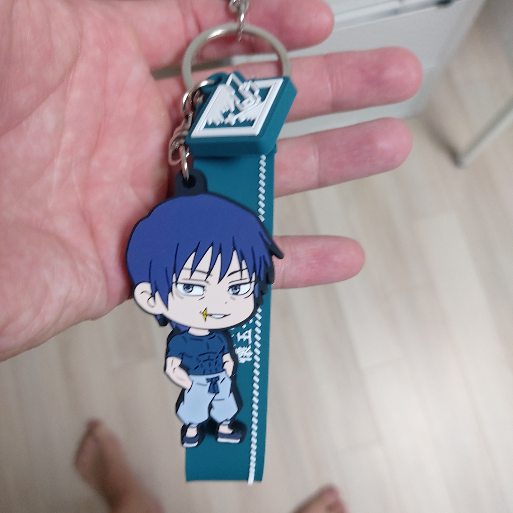 Jujutsu Kaisen Random Rubber Keyrings Hidden Inventory Premature Death Ver. 착용 스타일