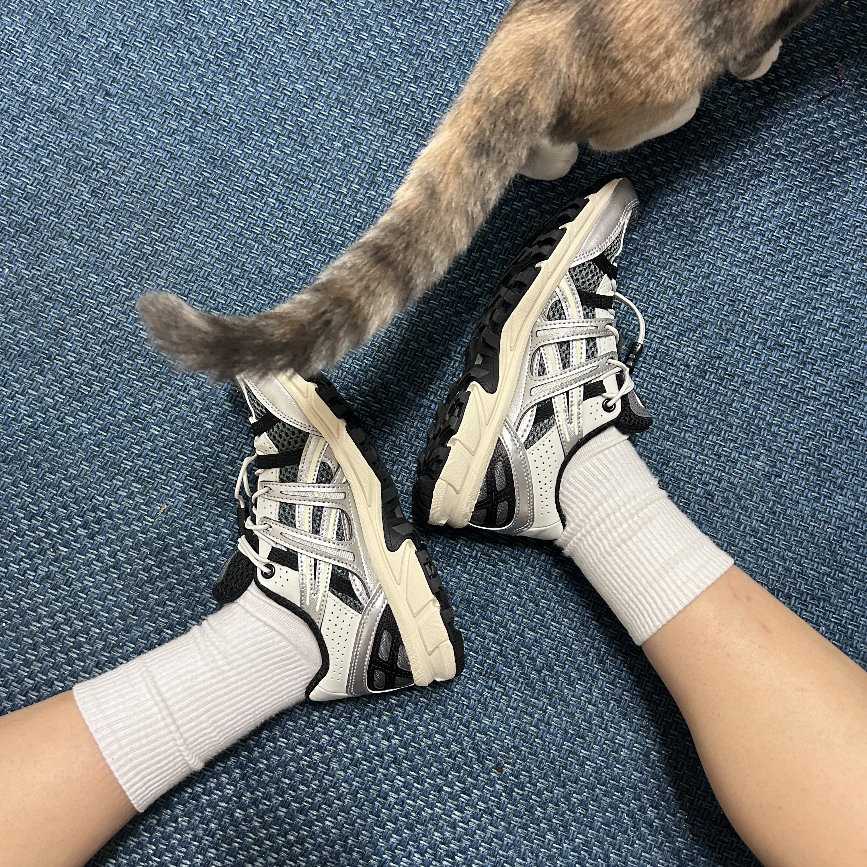 Asics Unlimited Gel-Sonoma 15-50 Steel Grey Pure Silver 착용 스타일 - 2