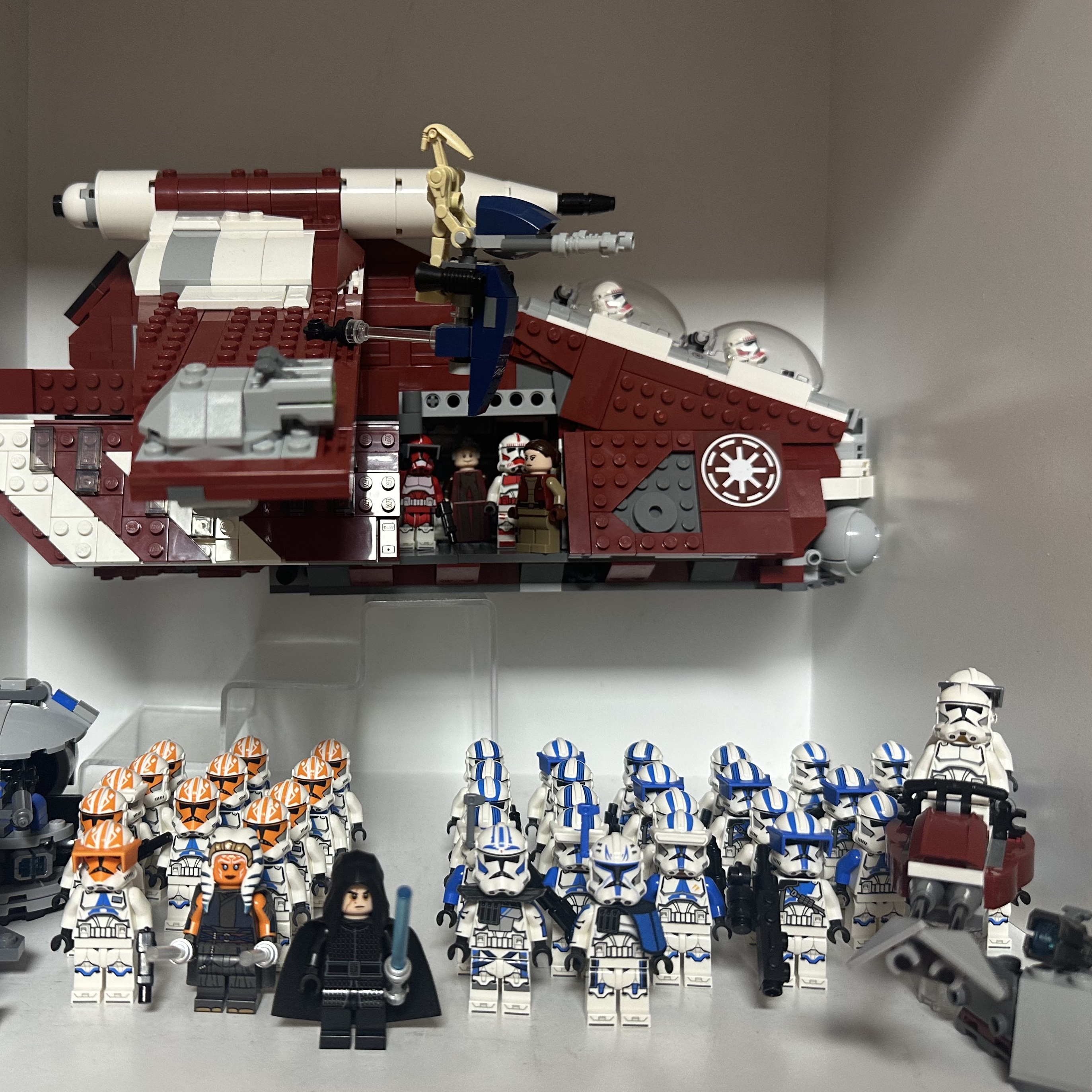 Lego Star Wars Coruscant Guard Gunship, Lego Star Wars 501st Clone Troopers Battle Pack 착용 스타일