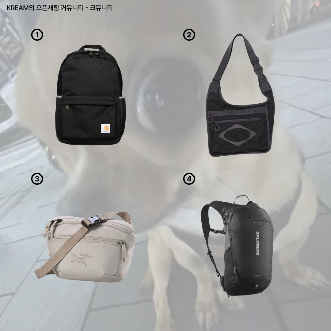Carhartt 21L Classic Backpack Black, Mischief Lightweight Flat Cross Bag Black 착용 스타일 - 2