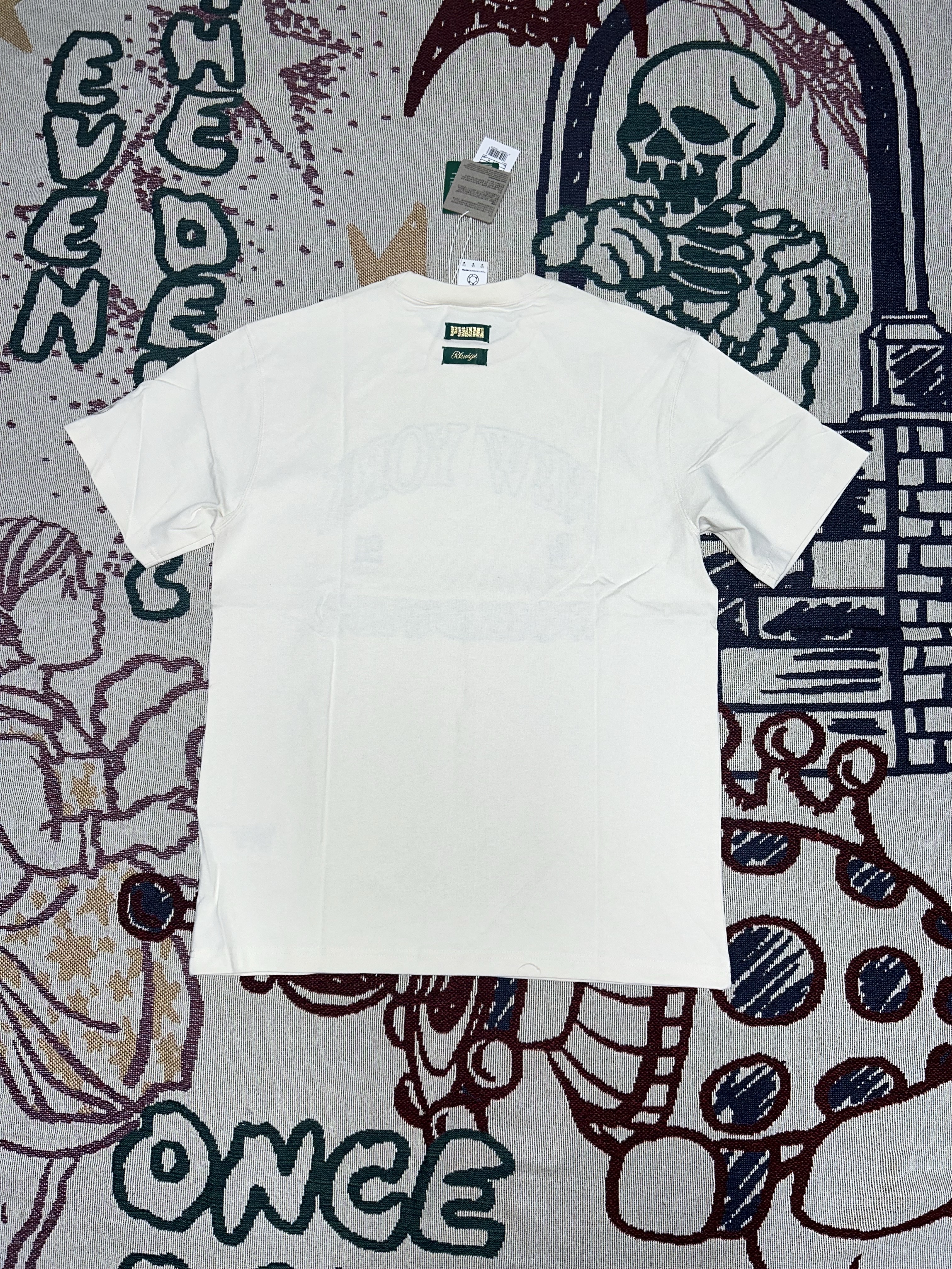 Puma x Rhuigi Graphic T-Shirt Pristine 착용 스타일 - 5