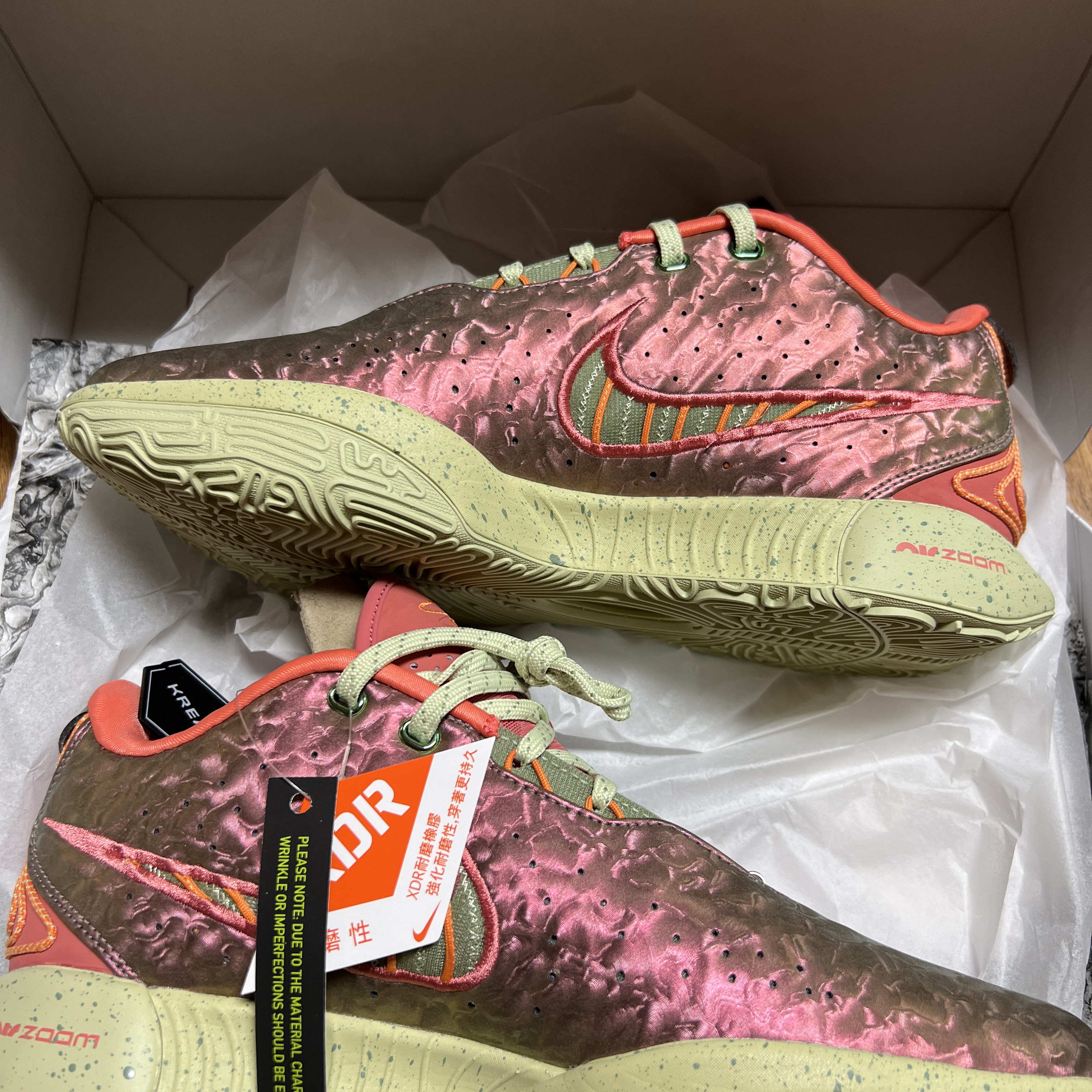 Nike Lebron XXI EP Queen Conch 착용 스타일