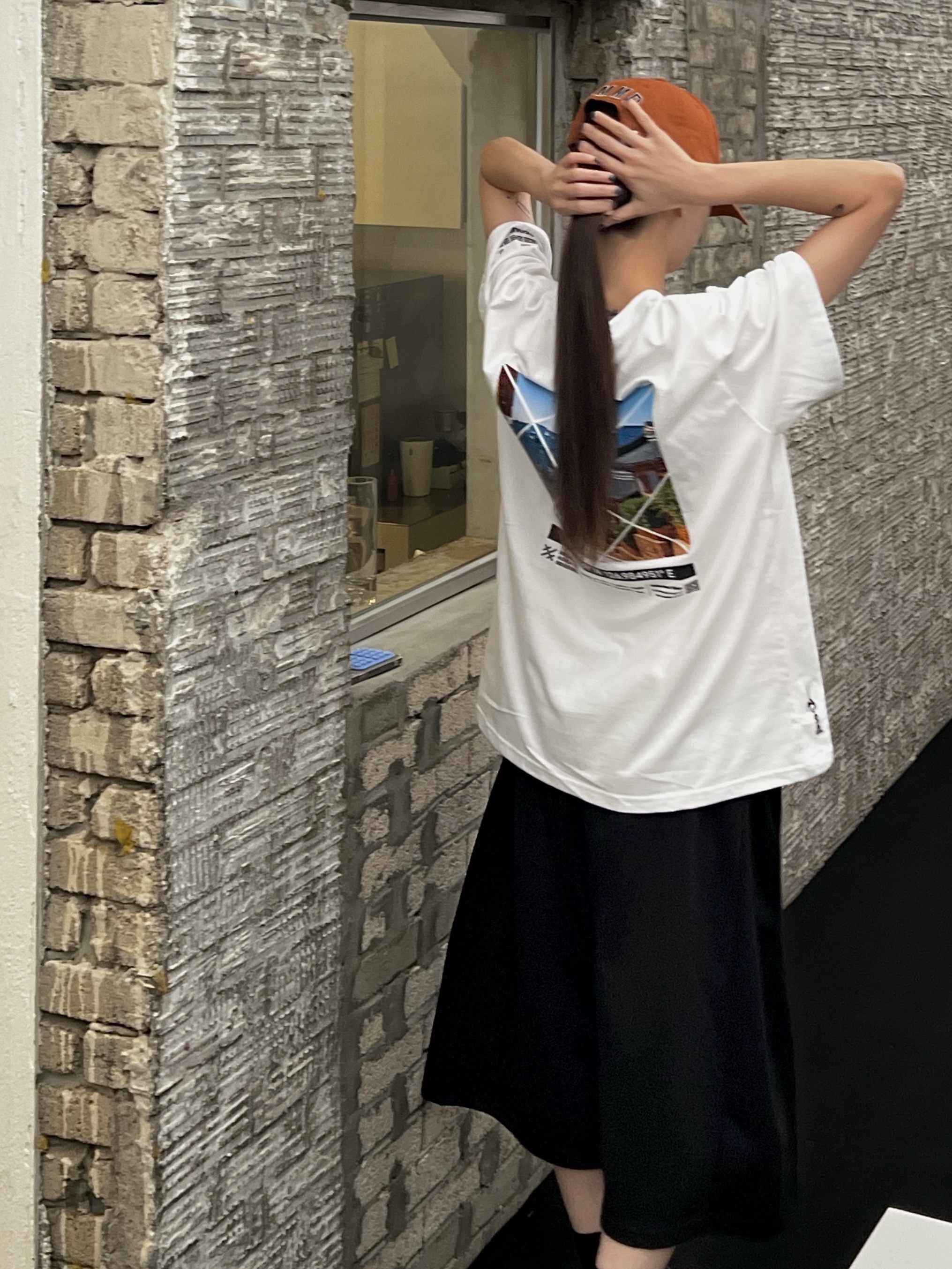 Human Made 6 Panel Cap #2 Orange, Crocs Stomp Clog Black 착용 스타일 - 4