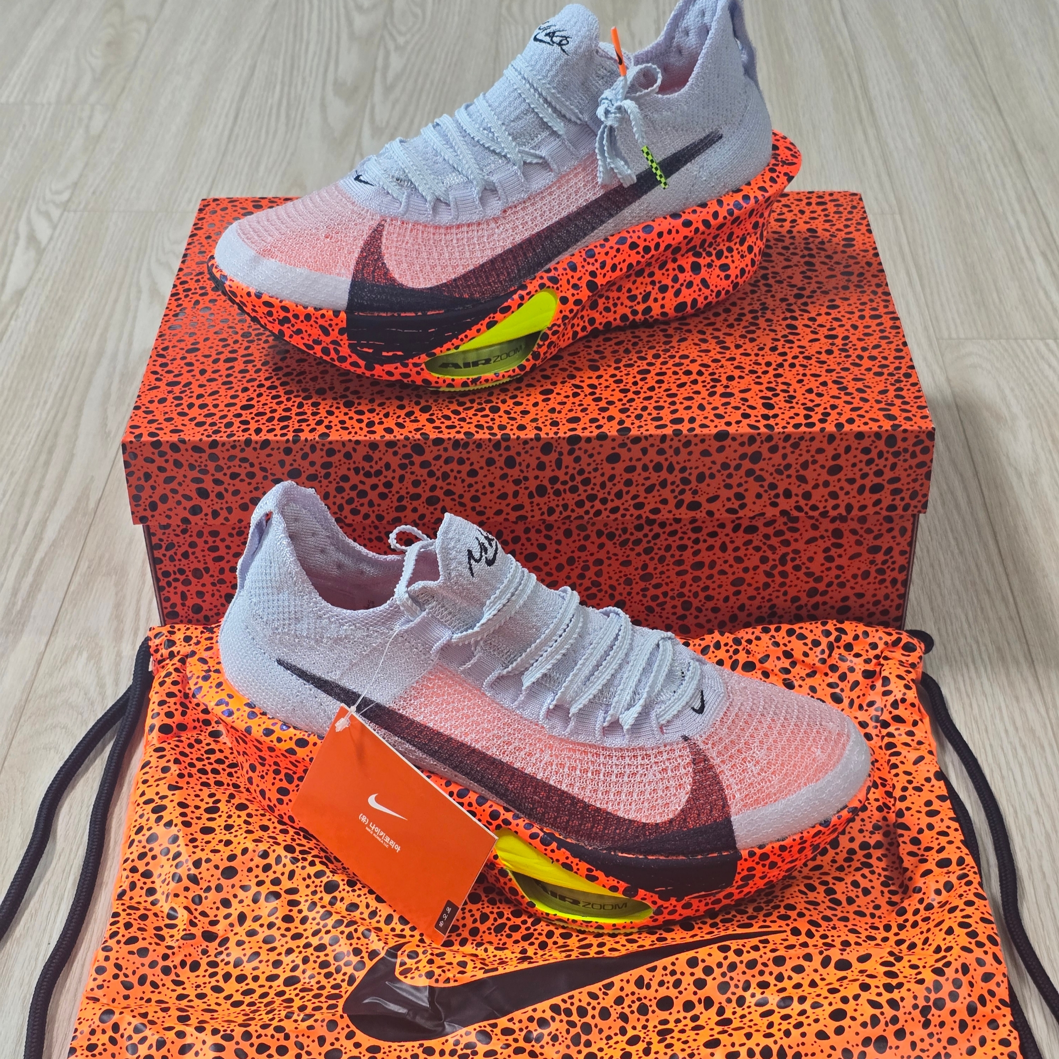 Nike Air Zoom Alphafly Next% 3 Olympic Safari 착용 스타일 - 1