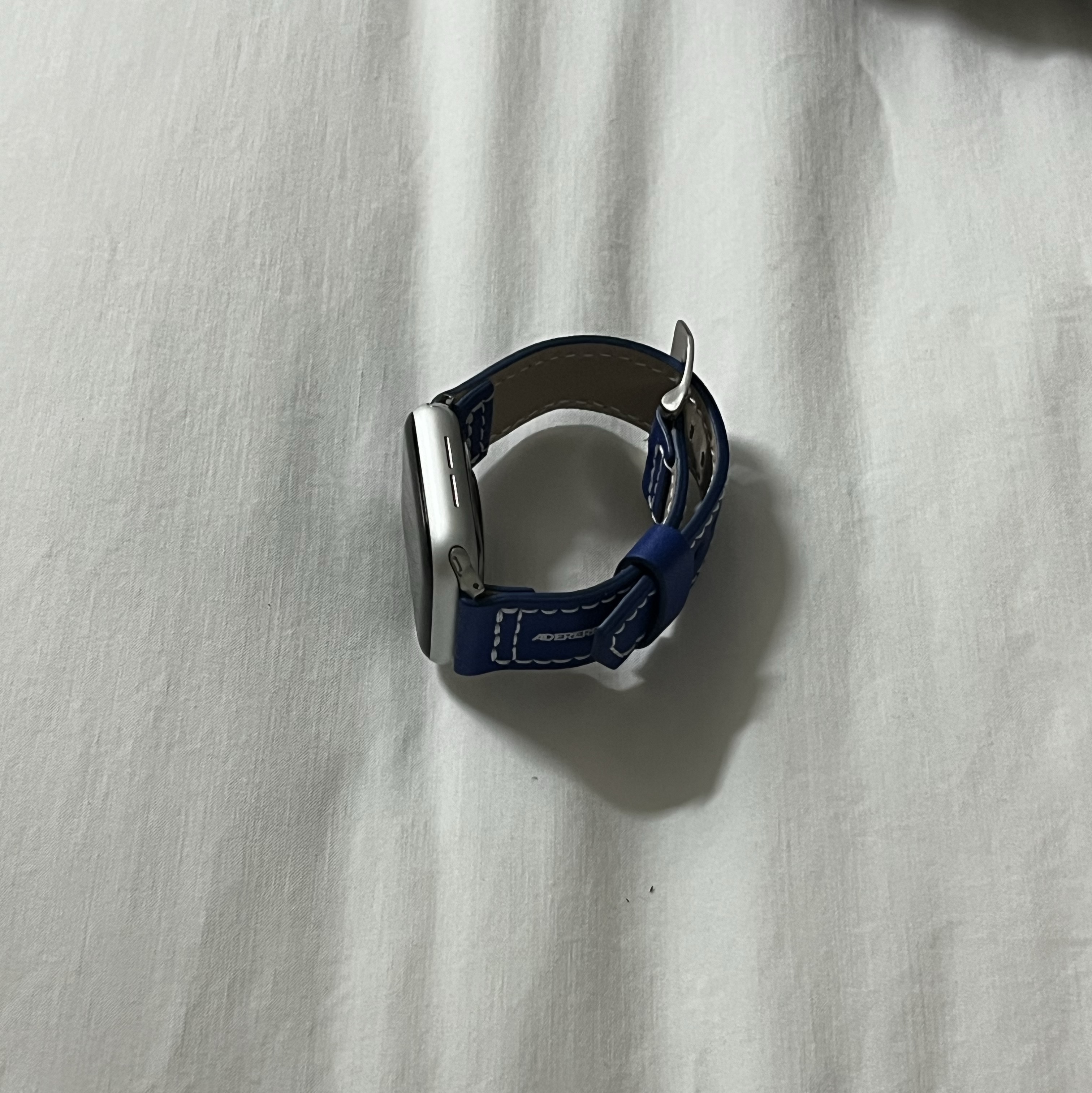 Ader Error Tenit Watch Strap Z-Blue 착용 스타일