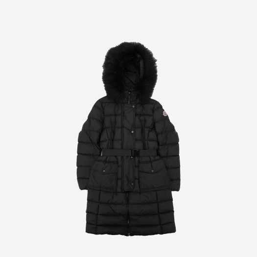 (W) Moncler Khloe Long Down Jacket Black - 24FW