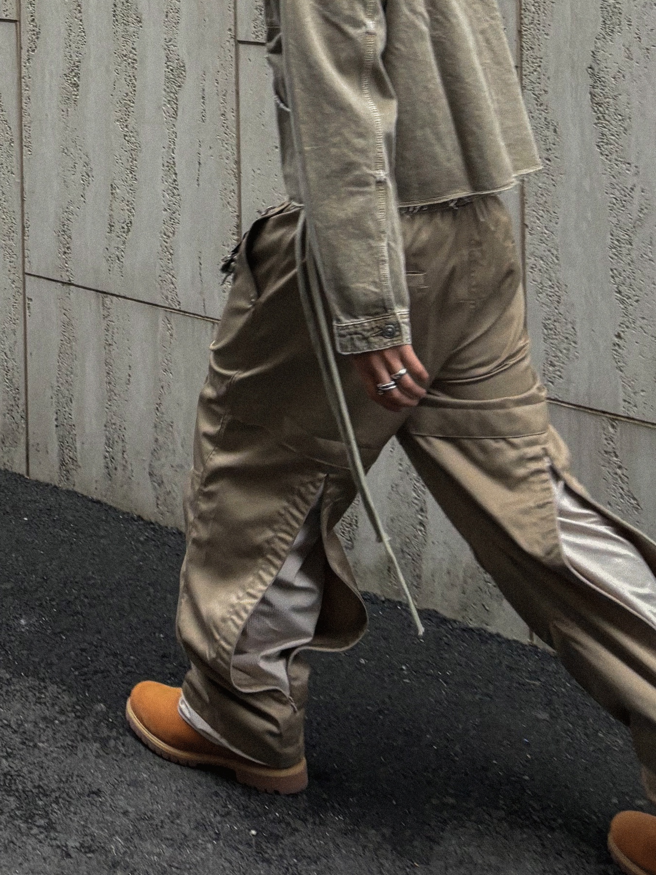 Timberland Premium 6 inch Waterproof Boot Wheat Nubuck - Wide, Wapworks Office Back Slit Pants Beige 착용 스타일 - 2
