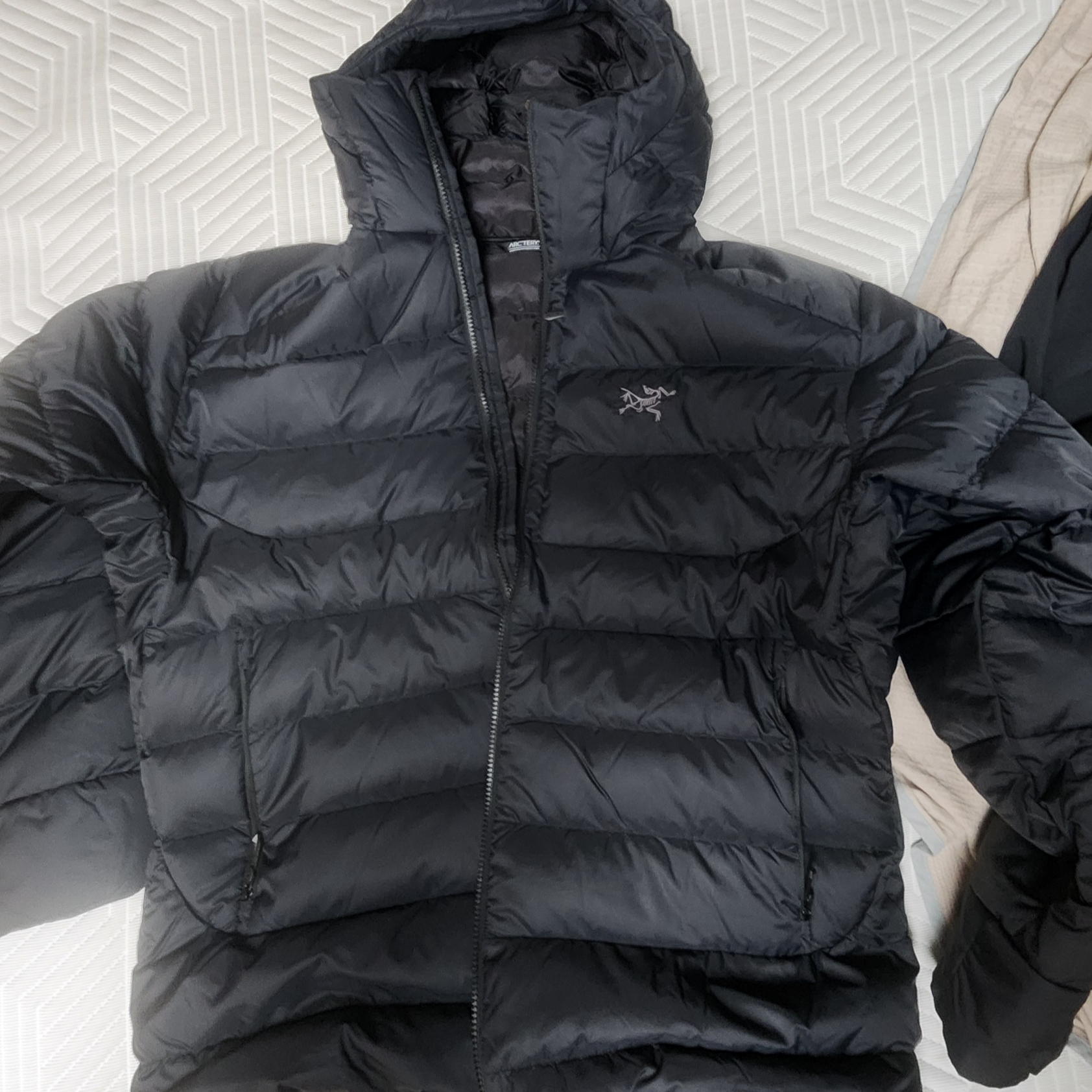 Arc'teryx Thorium Hoody Black 착용 스타일