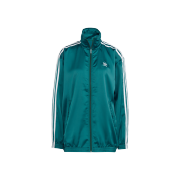 (W) Adidas Loose Satin Track Top Collegiate Green - KR Sizing