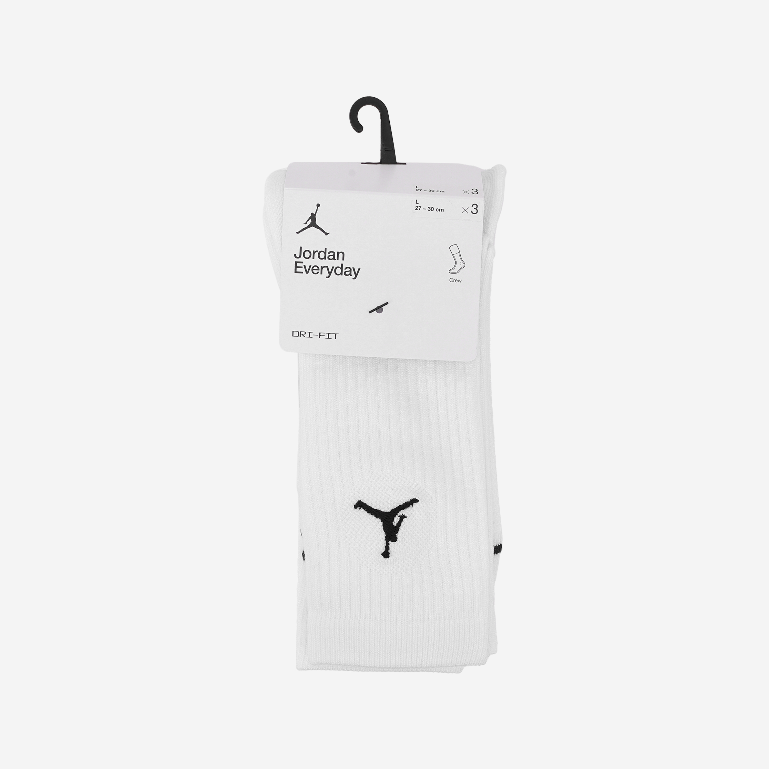 Jordan Everyday Crew Socks White (3 Pack/Korean Ver.)