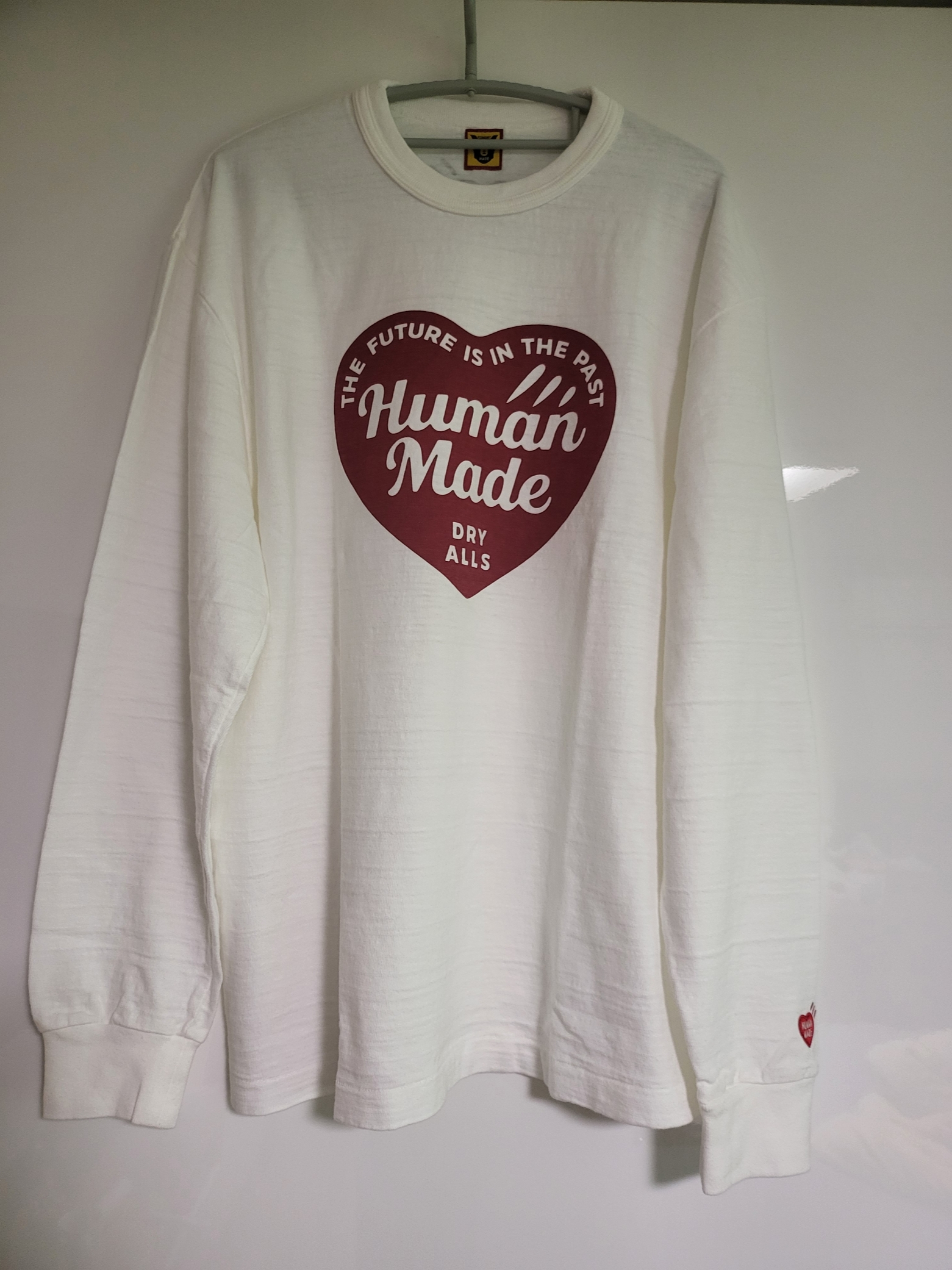 Human Made Graphic L/S T-Shirt White 착용 스타일 - 1