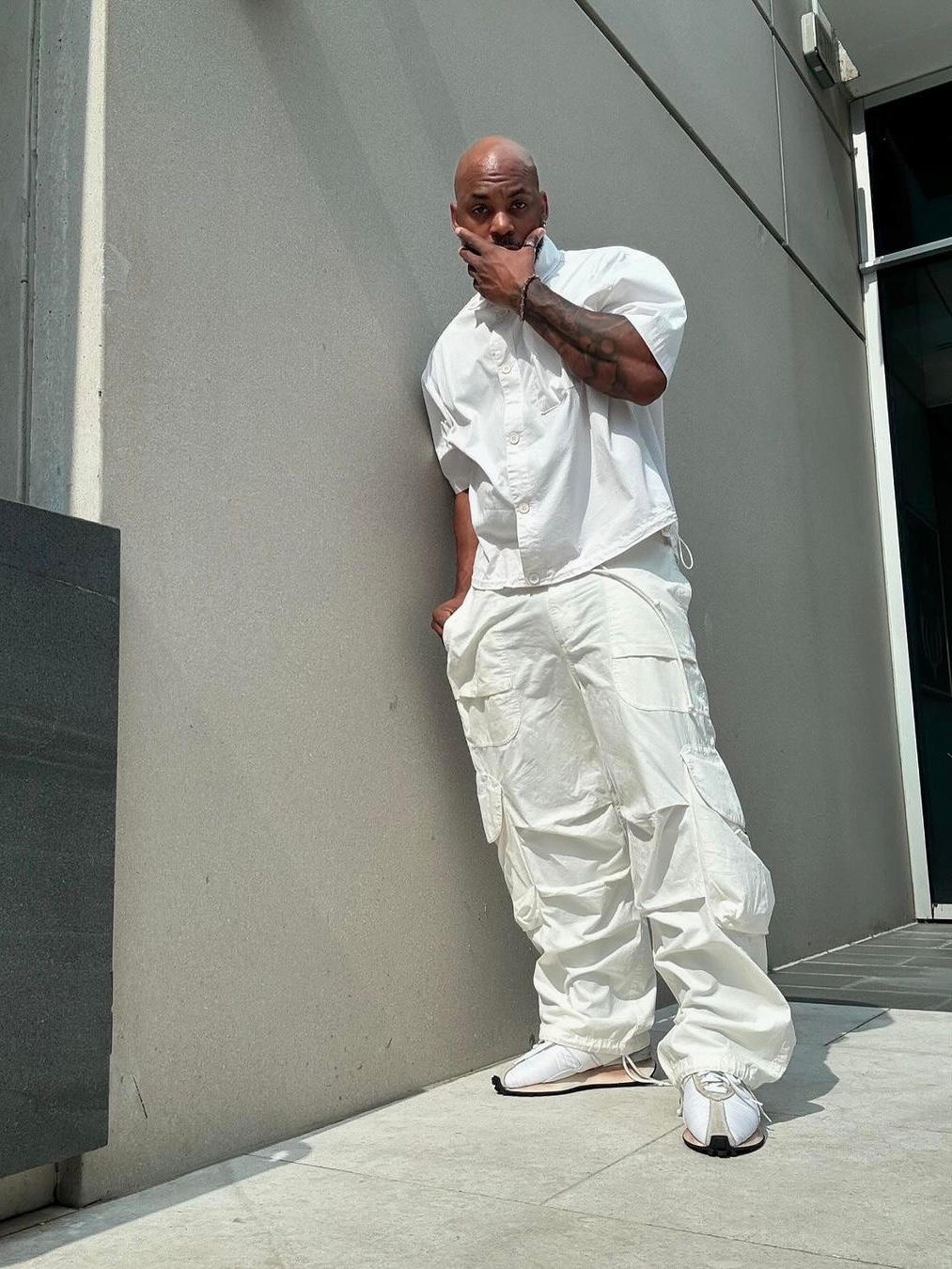 Entire Studios Freight Cargo Off White - 24FW 착용 스타일 - 1