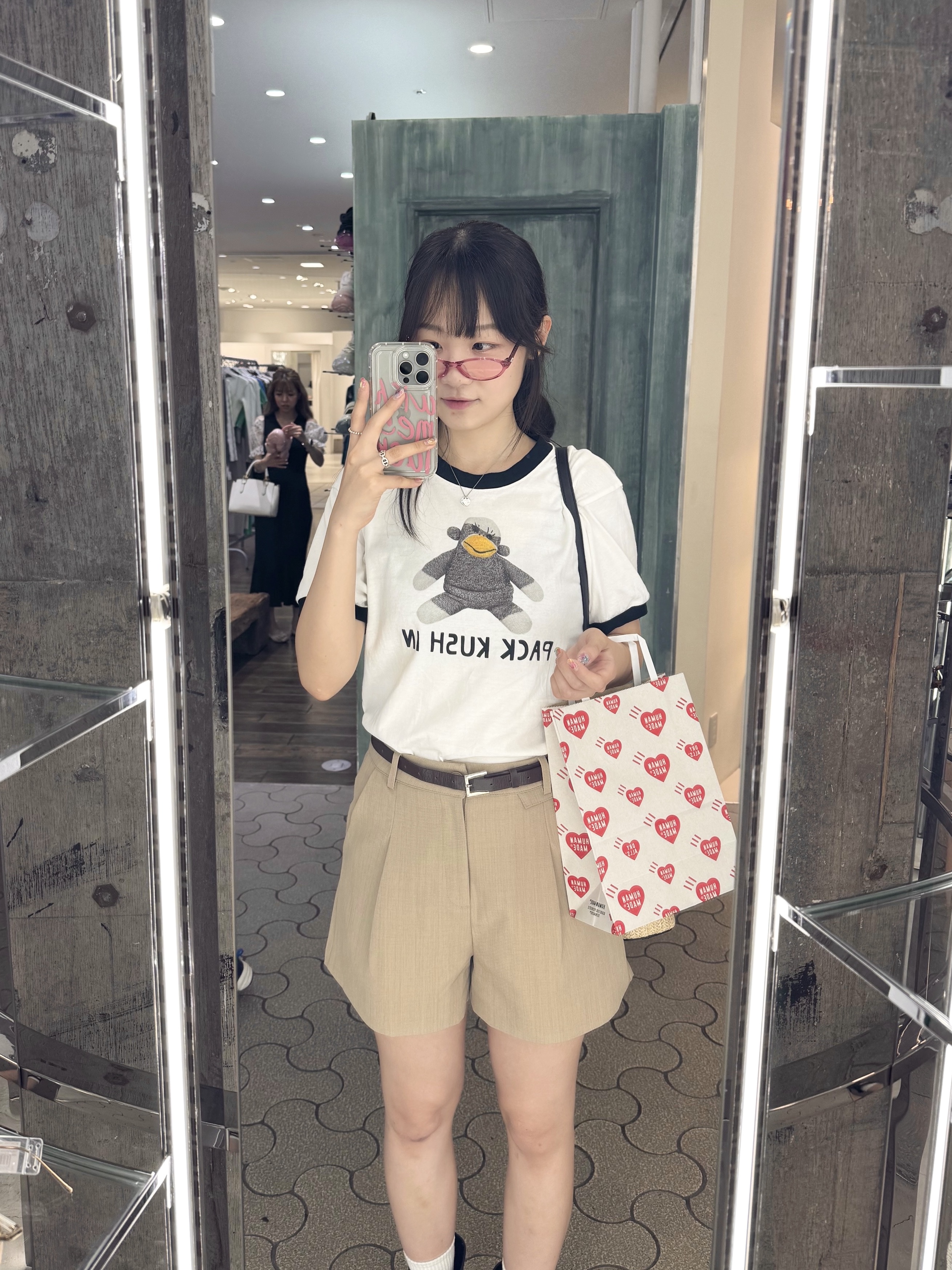 Kapital 20 Jersey Ringer T-Shirt Chiro Pack Kush In Pt White 착용 스타일