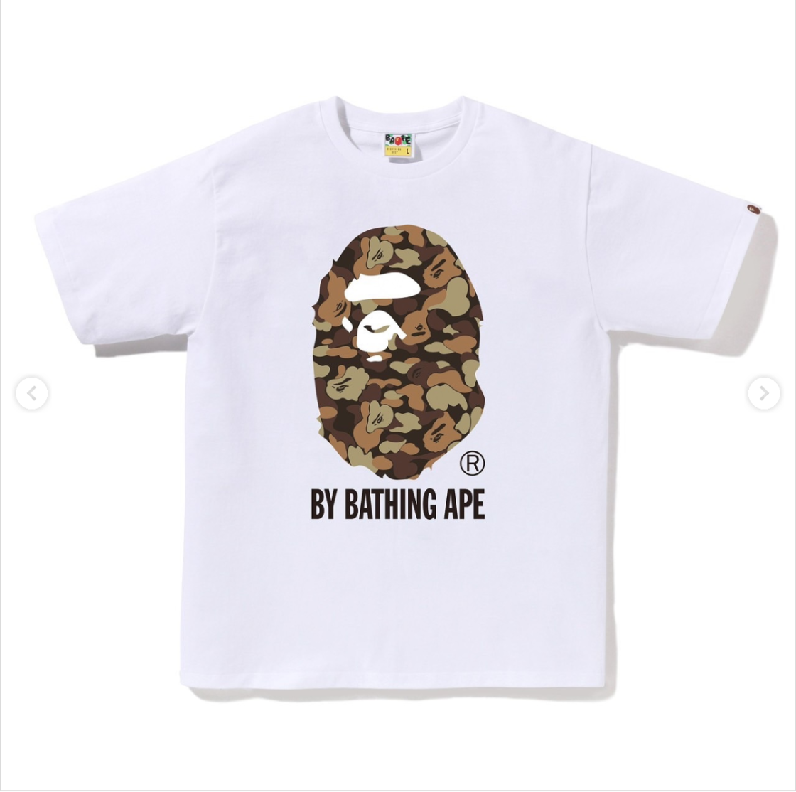 BAPE Camo By Bathing Ape T-Shirt White - Think Exclusive 상세 이미지 1