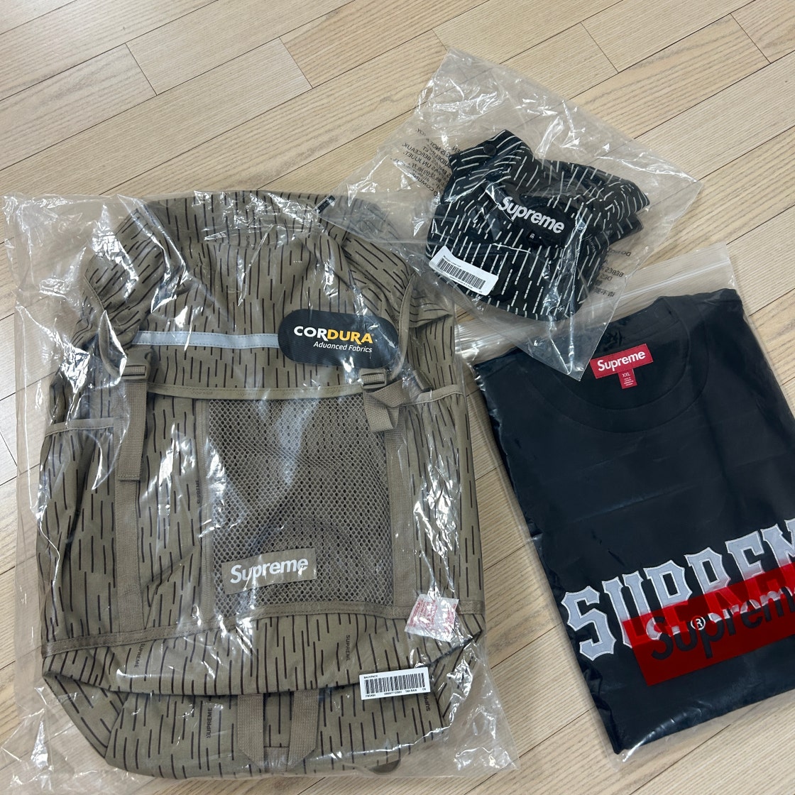 슈프림 밀리터리 캠프캡 블랙 레인드롭 - 24FW | Supreme | KREAM