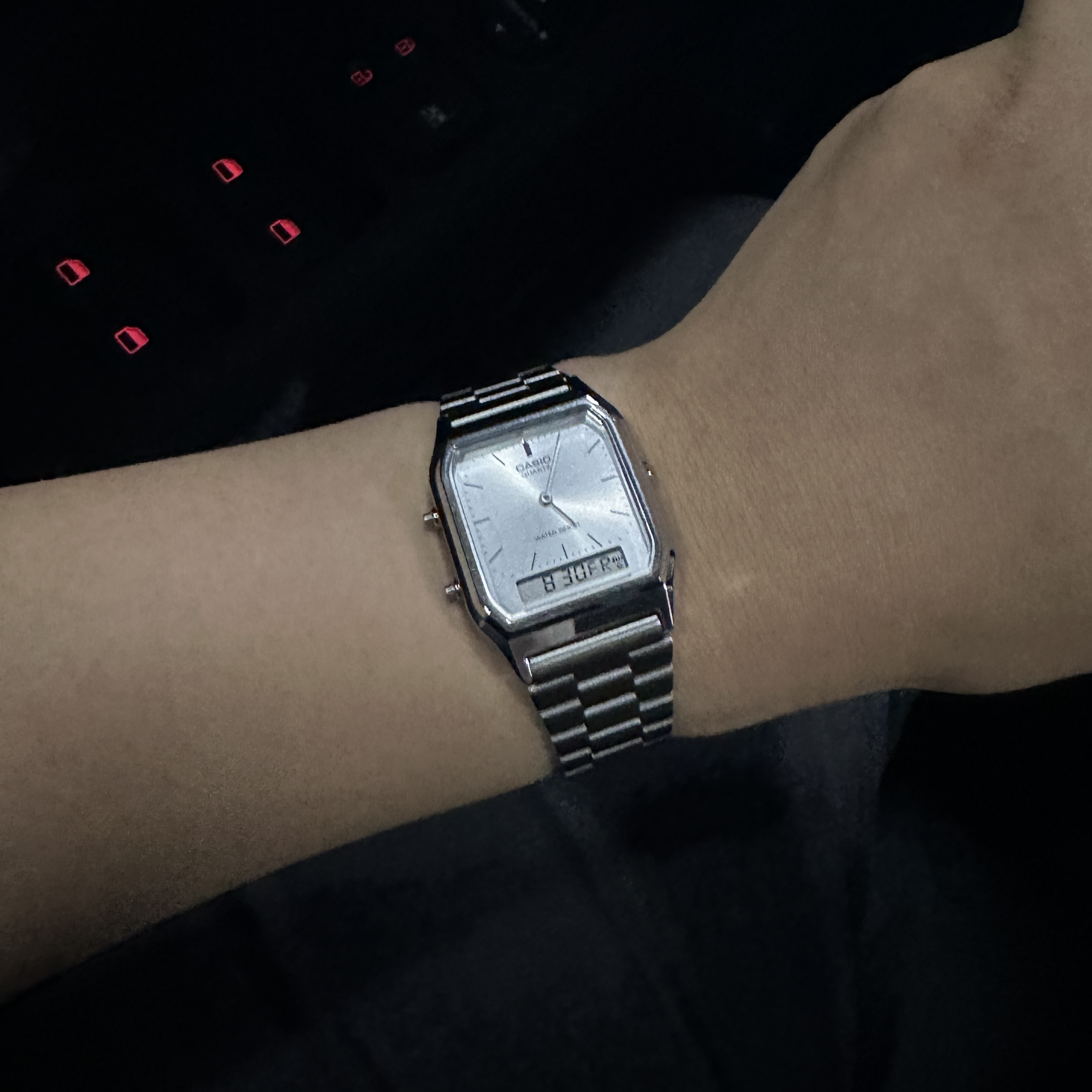 Casio AQ-230A-7AMQY 착용 스타일 - 1