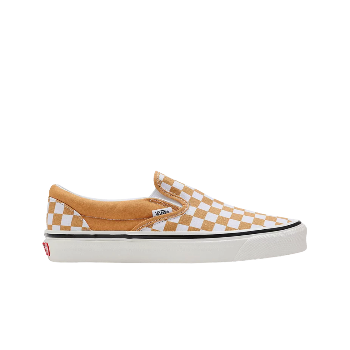 VN0A7Q58BLS Vans Classic Slip-On Checkerboard Honey Yellow