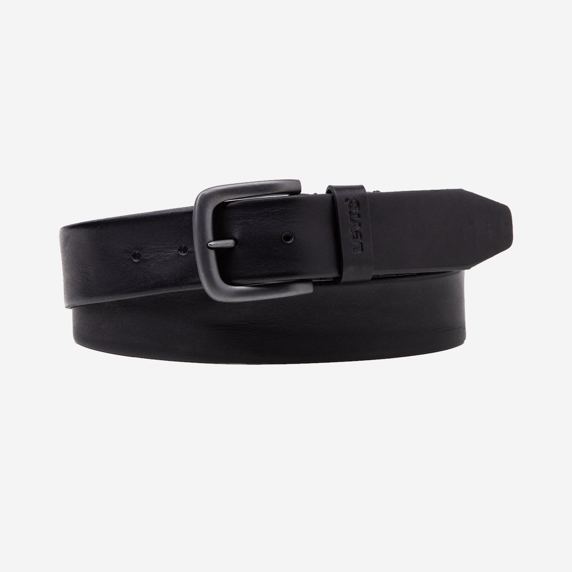 D5574-0002 Levi's Tumbled Icon Belt Black
