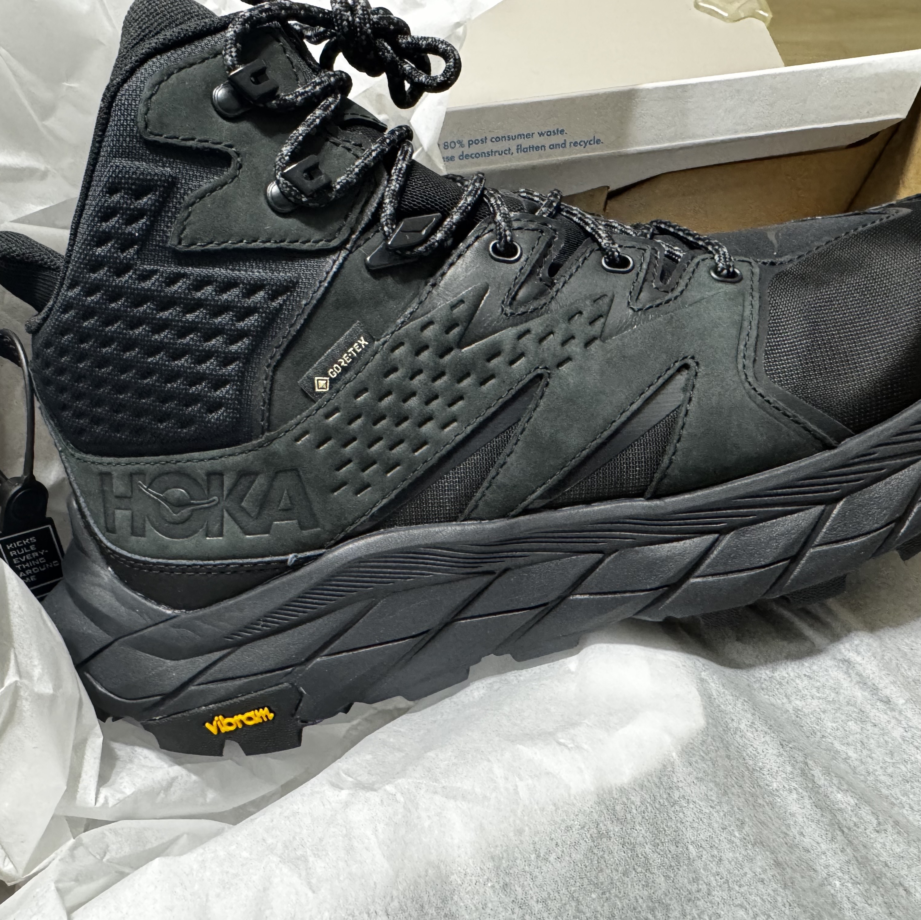 Hoka Anacapa Mid Gore-Tex Black 착용 스타일 - 1
