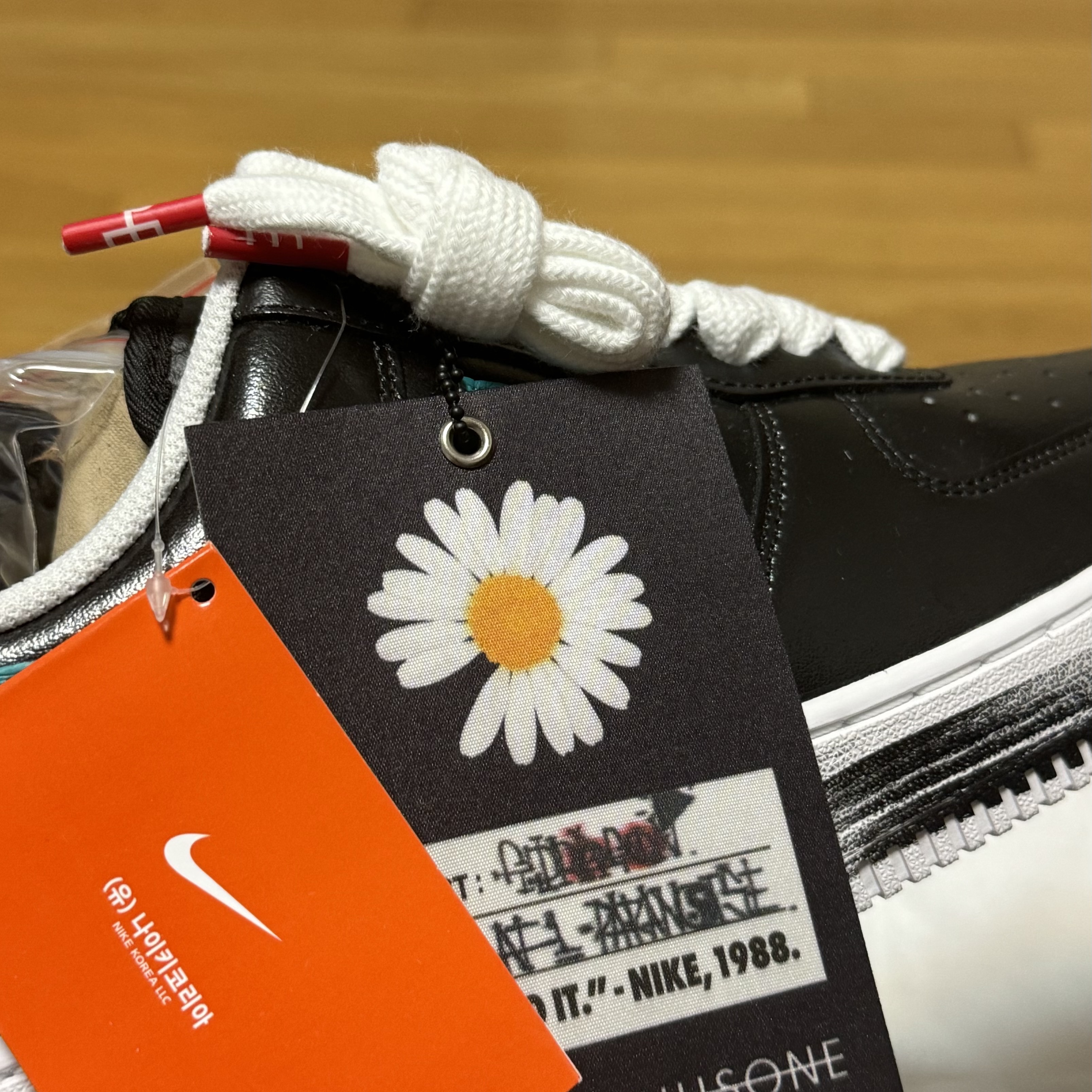 Nike x Peaceminusone Air Force 1 Low Para-Noise 3.0 Black and Multicolor 착용 스타일 - 2