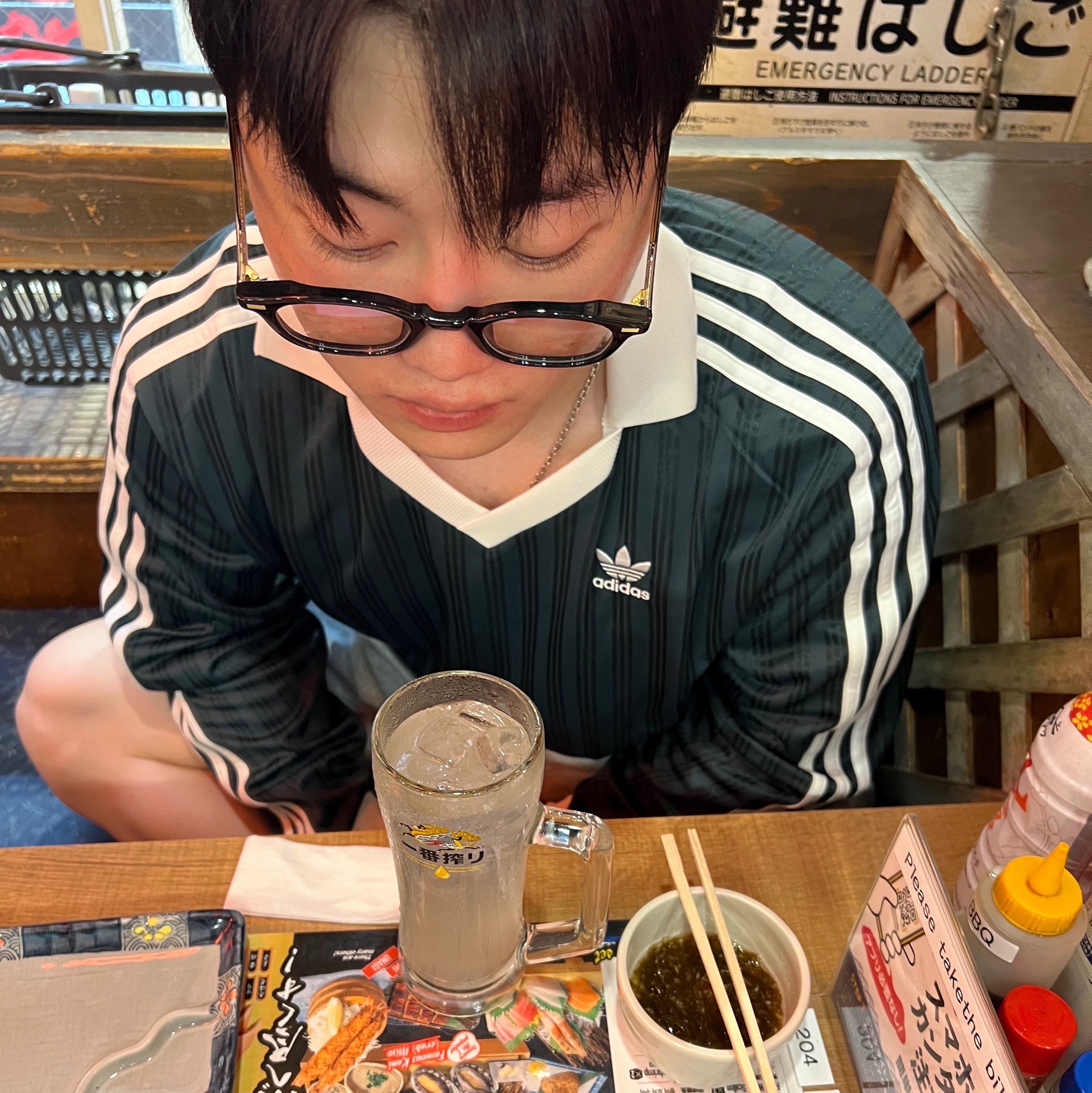Adidas Adicolor Pique Football Long Sleeve T-Shirt Black - KR Sizing, Adidas Adicolor Pique Football Long Sleeve Semi Lucid Blue - KR Sizing 착용 스타일