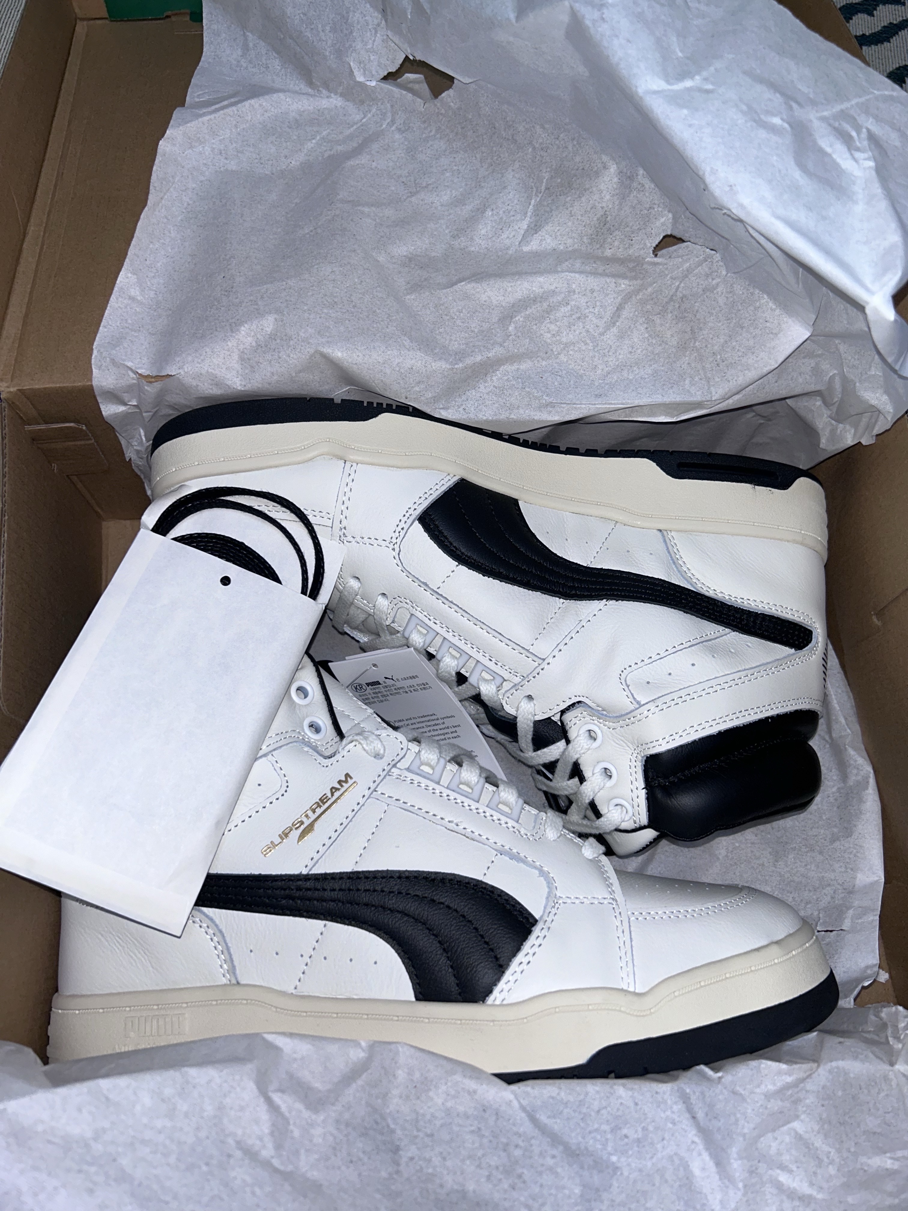 Puma Slipstream Mid 75-Year Edition PRM Blanc De Blanc 착용 스타일 - 8