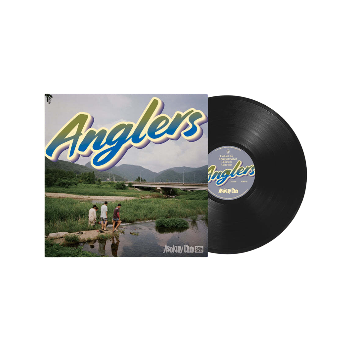 JisokuryClub Compilation Album Anglers LP Black 상세 이미지 1