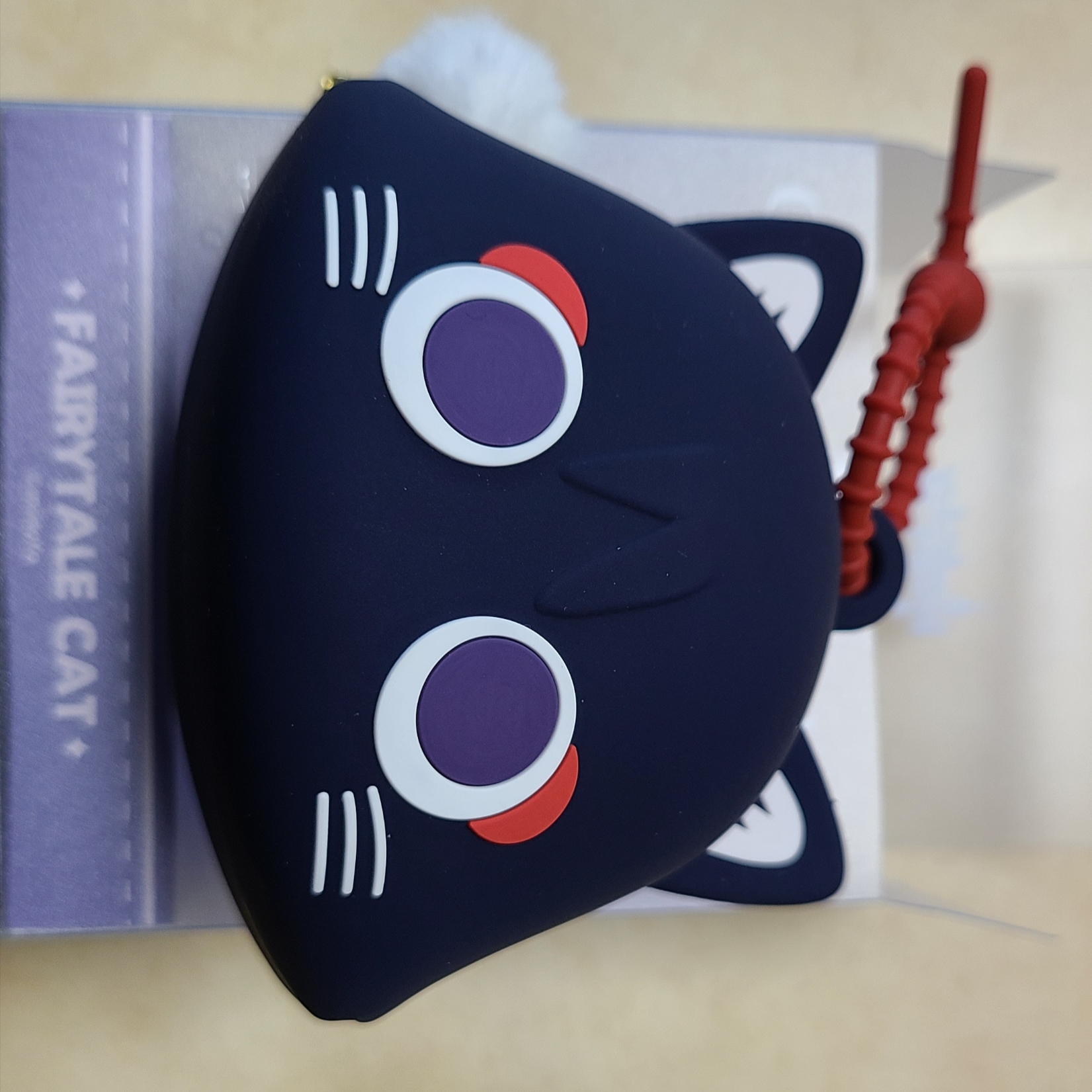 Genshin Silicone Strap Coin Pouch Wanderer's Fairy Tale Cat Series Scaranyang 착용 스타일 - 2