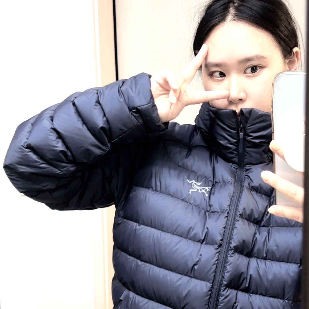 Arc'teryx Cerium Hoody Black Sapphire 착용 스타일 - 3