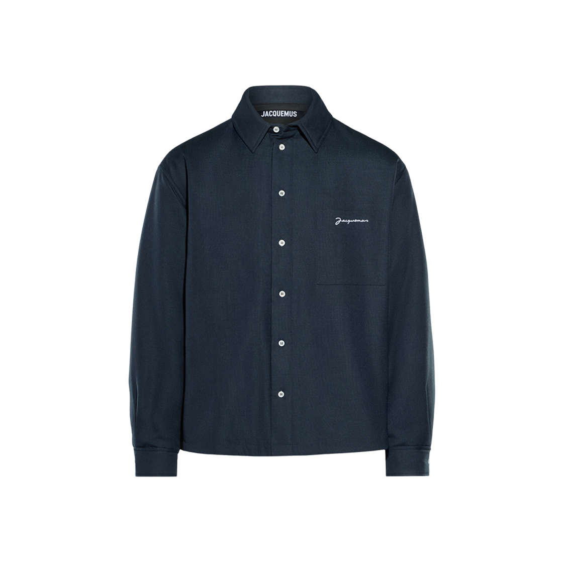 Jacquemus The Boulanger Shirt Dark Navy 상세 이미지 1