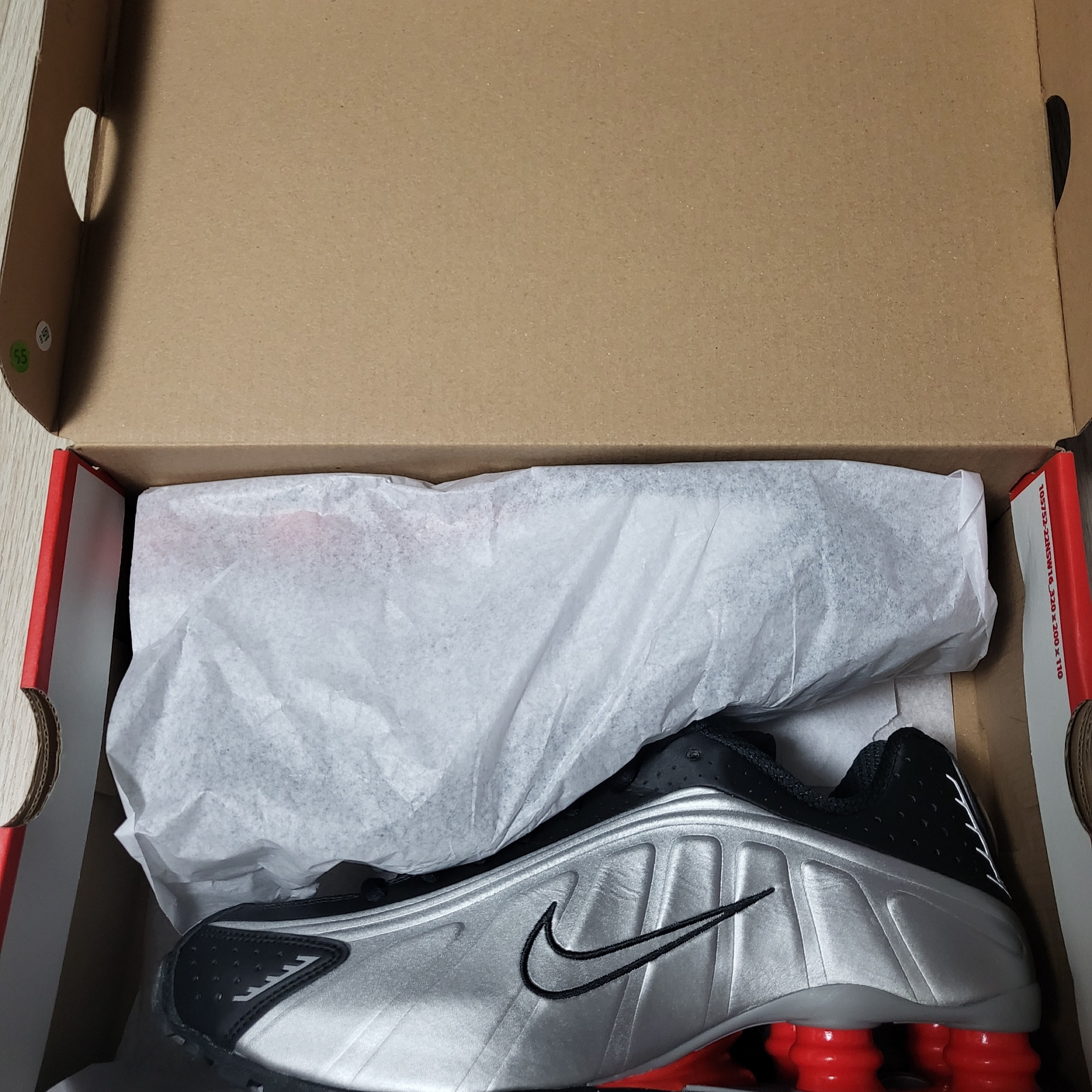 Nike Shox R4 Black and Metallic Silver, Nike x Martine Rose Shox MR4 Black 착용 스타일 - 2