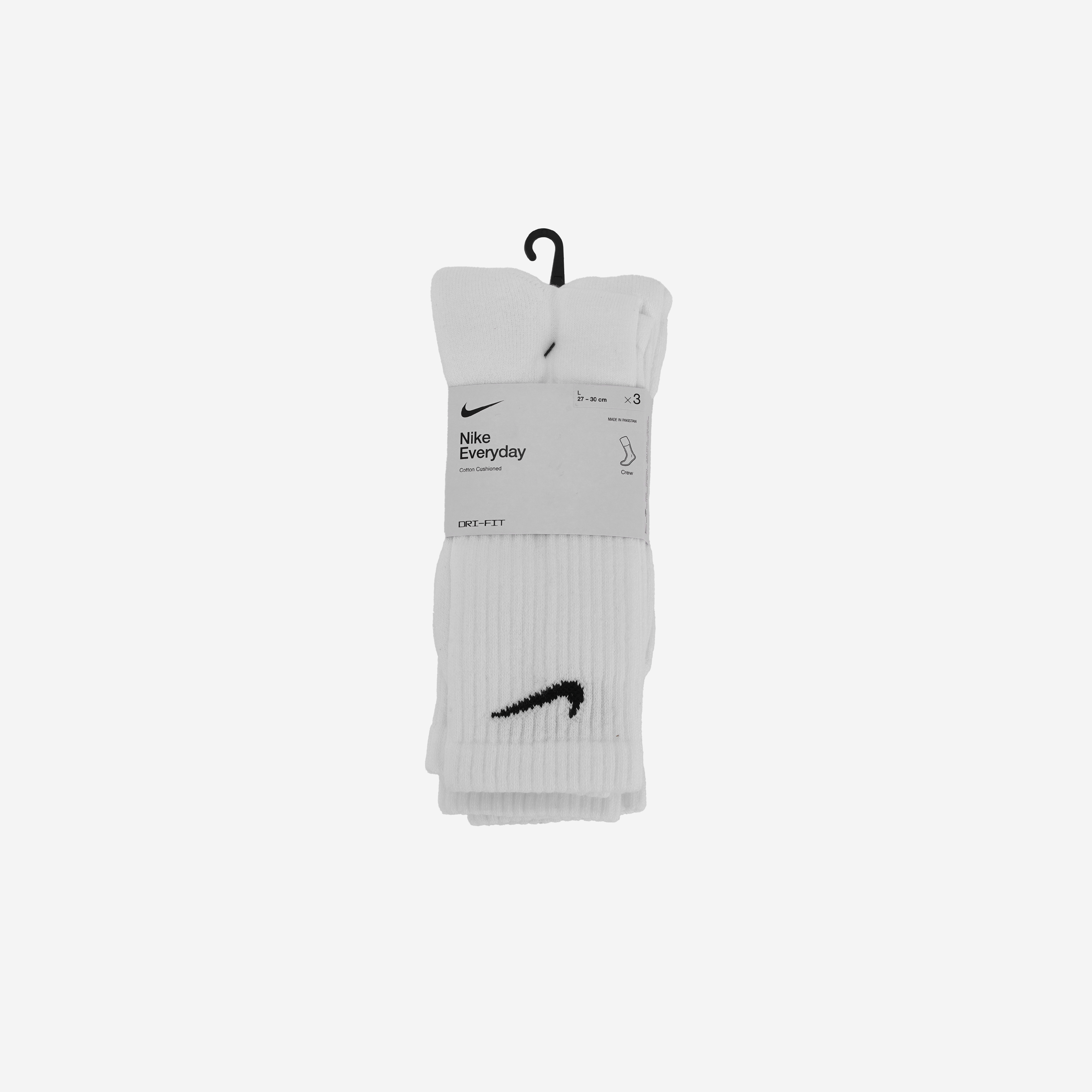 Nike Everyday Cushioned Training Crew Socks White (3 Pack/Korean Ver.)