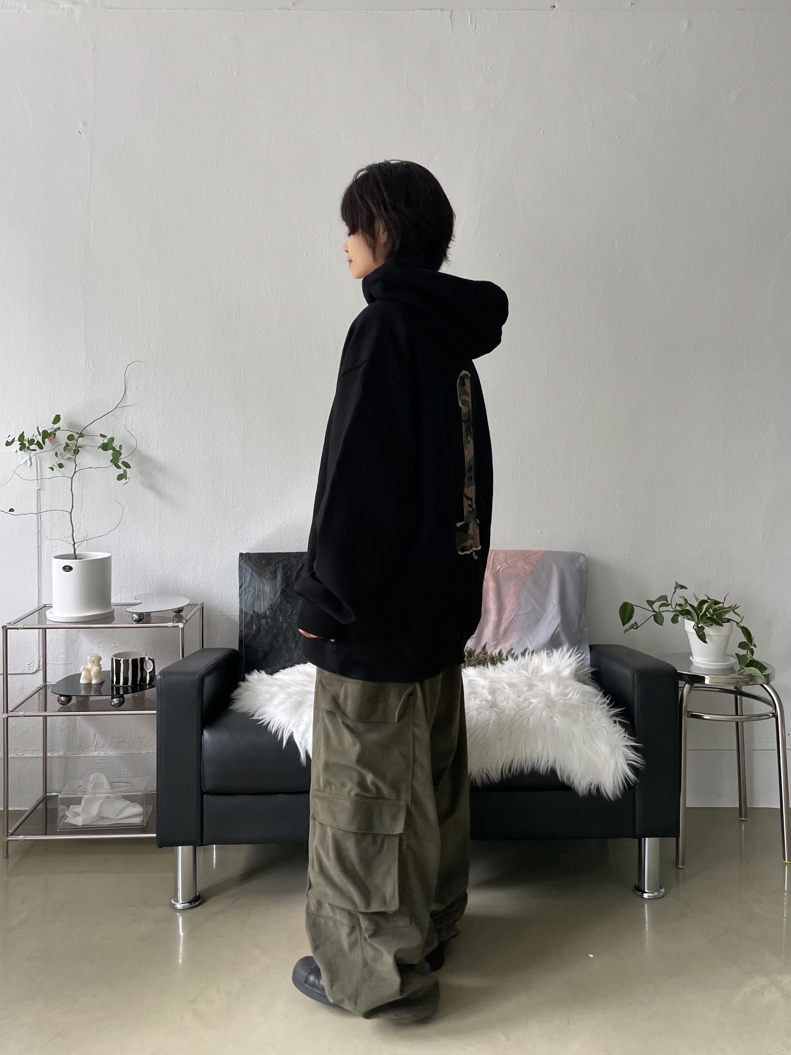 Carhartt Canvas Cap Army Green, (W) Nike Air Force 1 '07 Low Triple Black 착용 스타일 - 4
